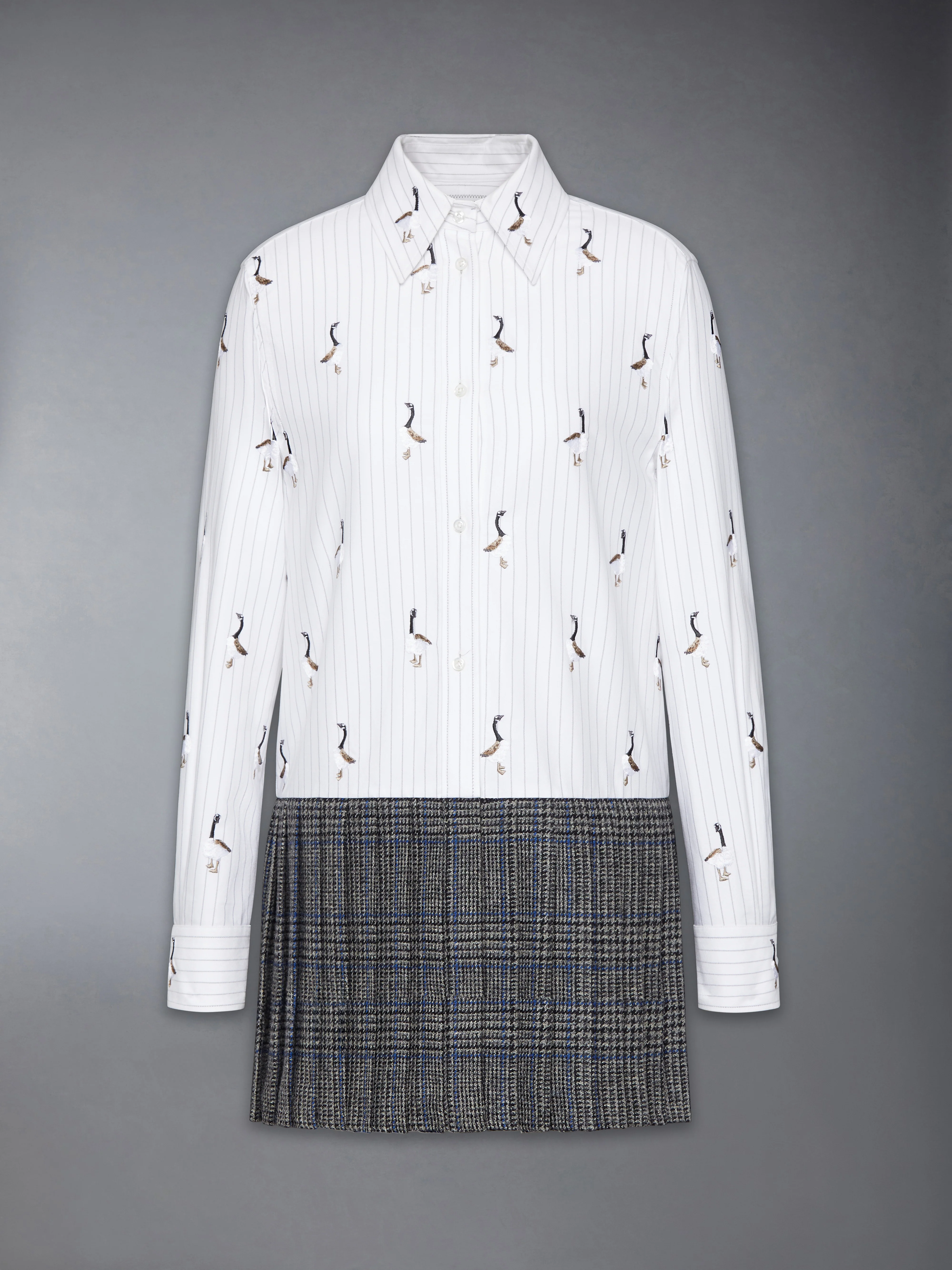 10777-pleated-bottom-goose-shirtdress-6.webp PLEATED BOTTOM GOOSE SHIRTDRESS