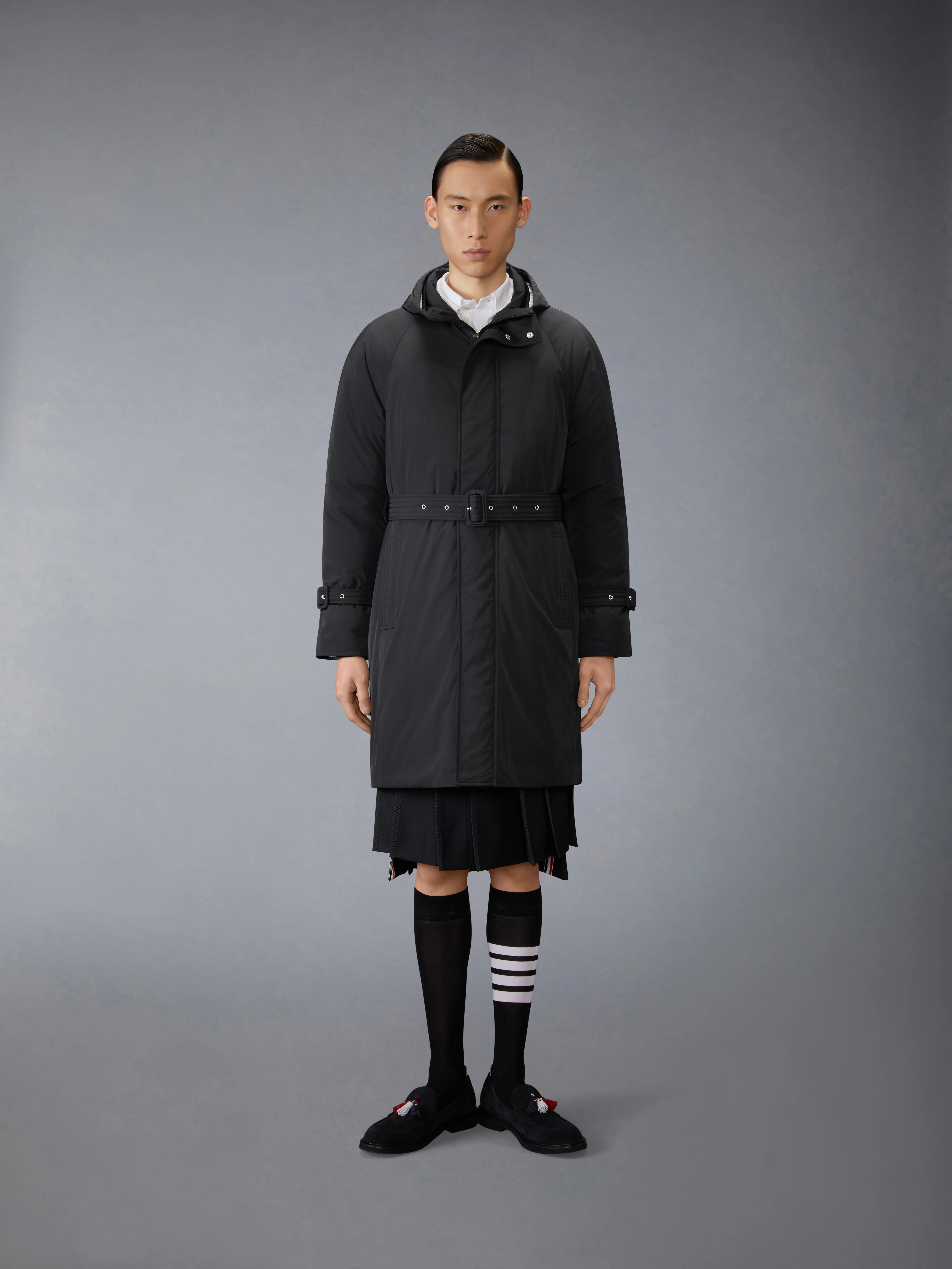 POLY TWILL 4-BAR DOWN FILLED PARKA