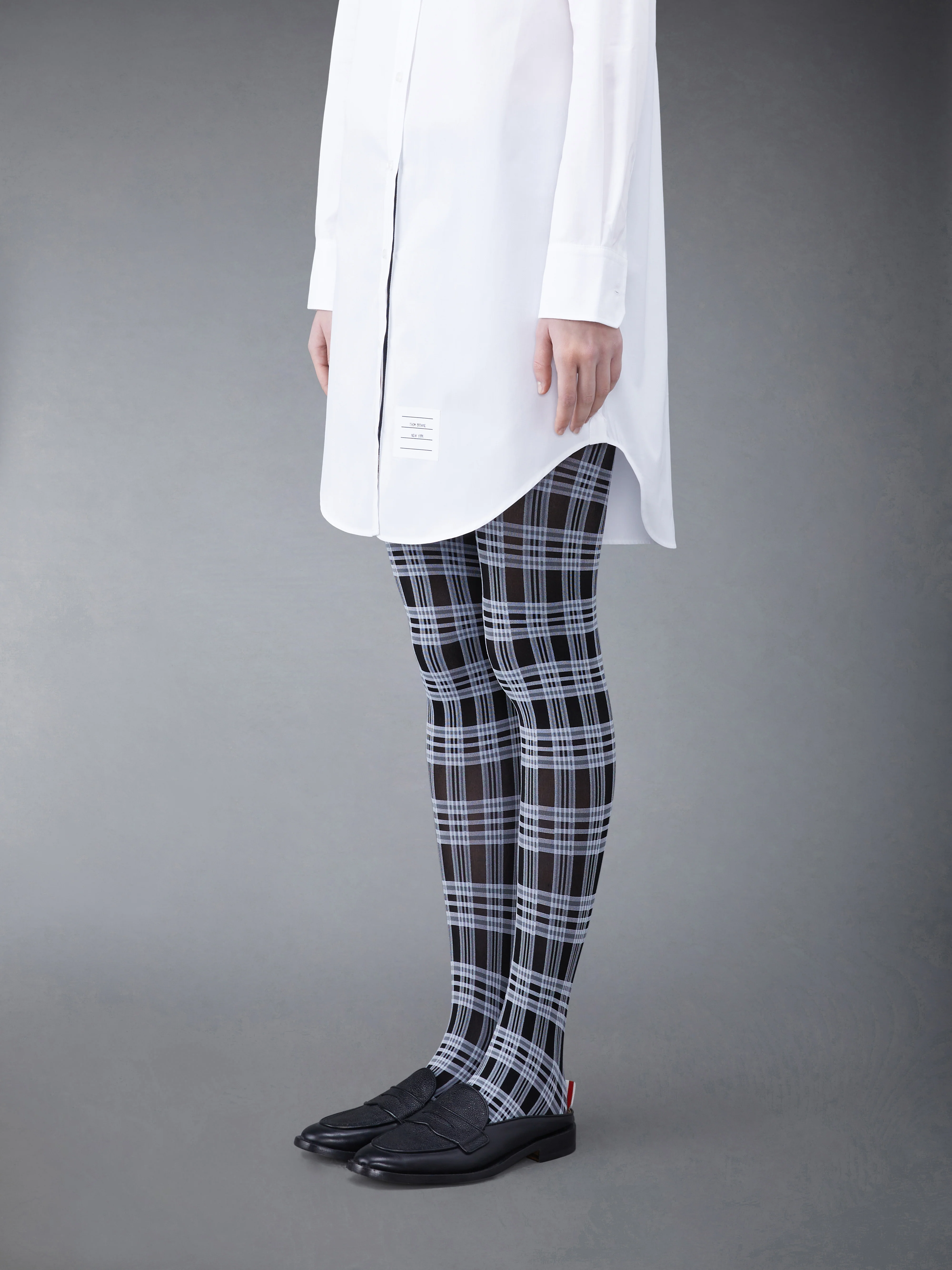 Prince of Wales Check Semi Opaque Tights