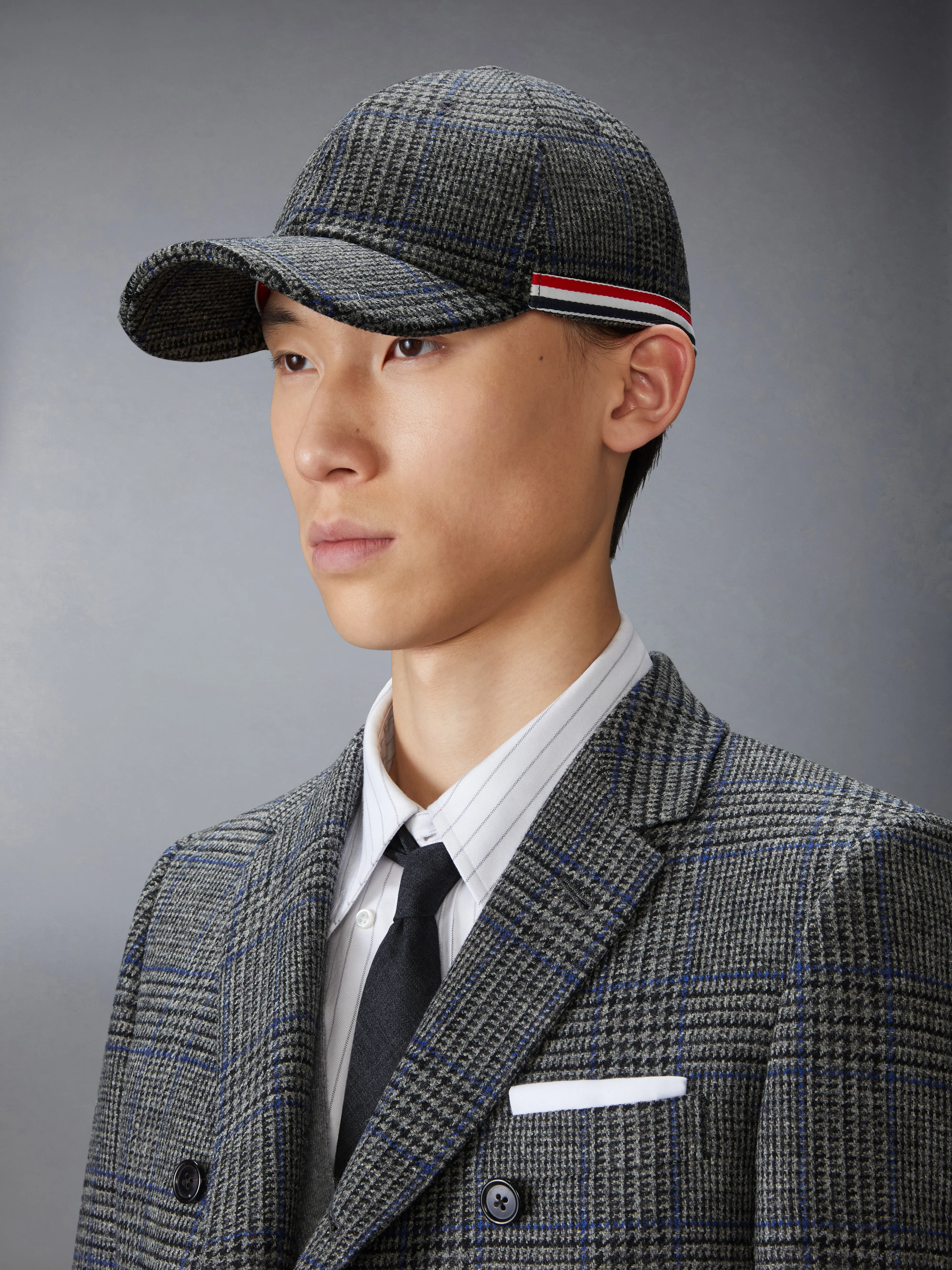 PRINCE OF WALES HUNTING TWEED 6-PANEL BASEBALL CAP