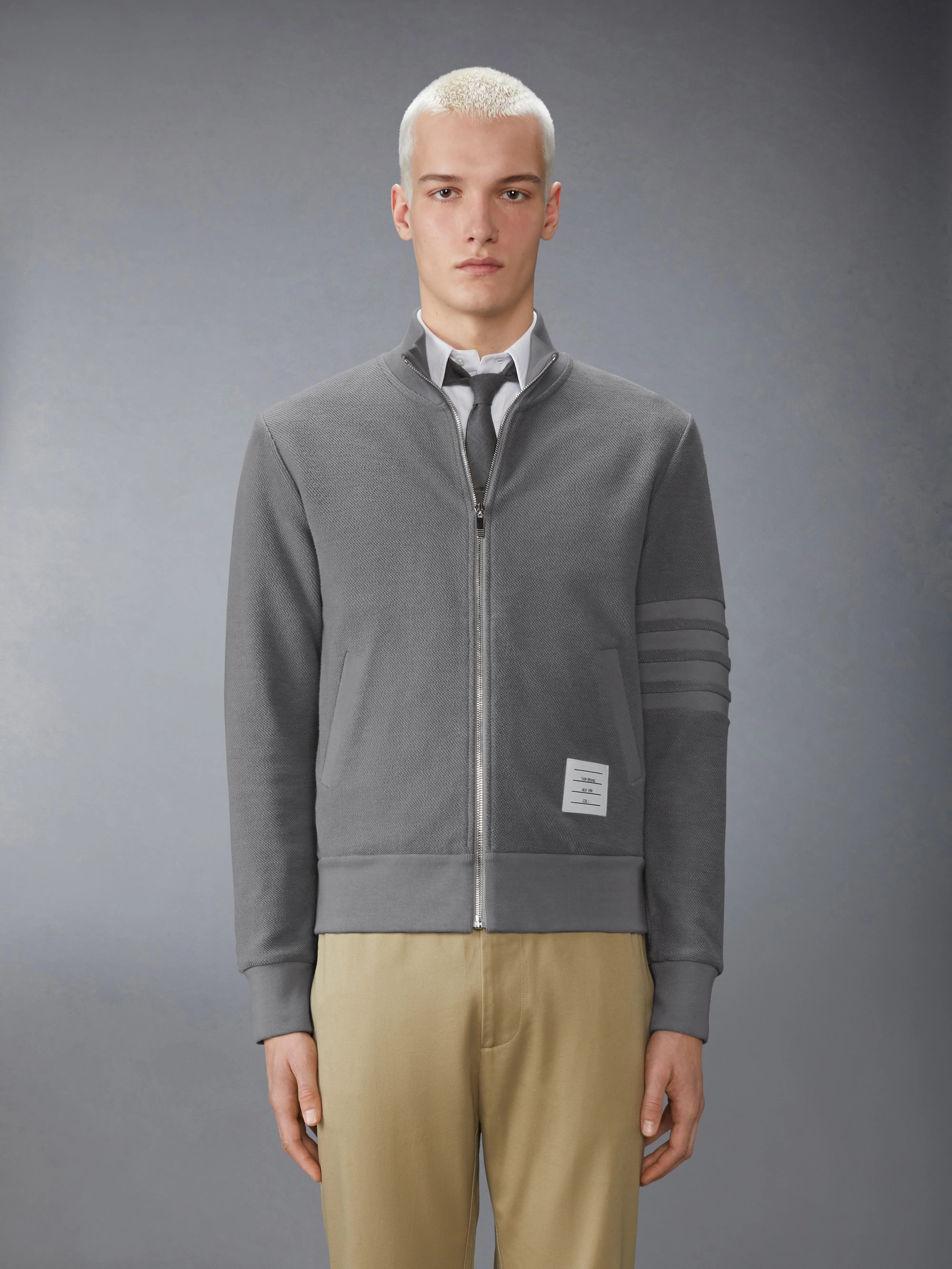REVERSE LOOPBACK 4-BAR JACKET