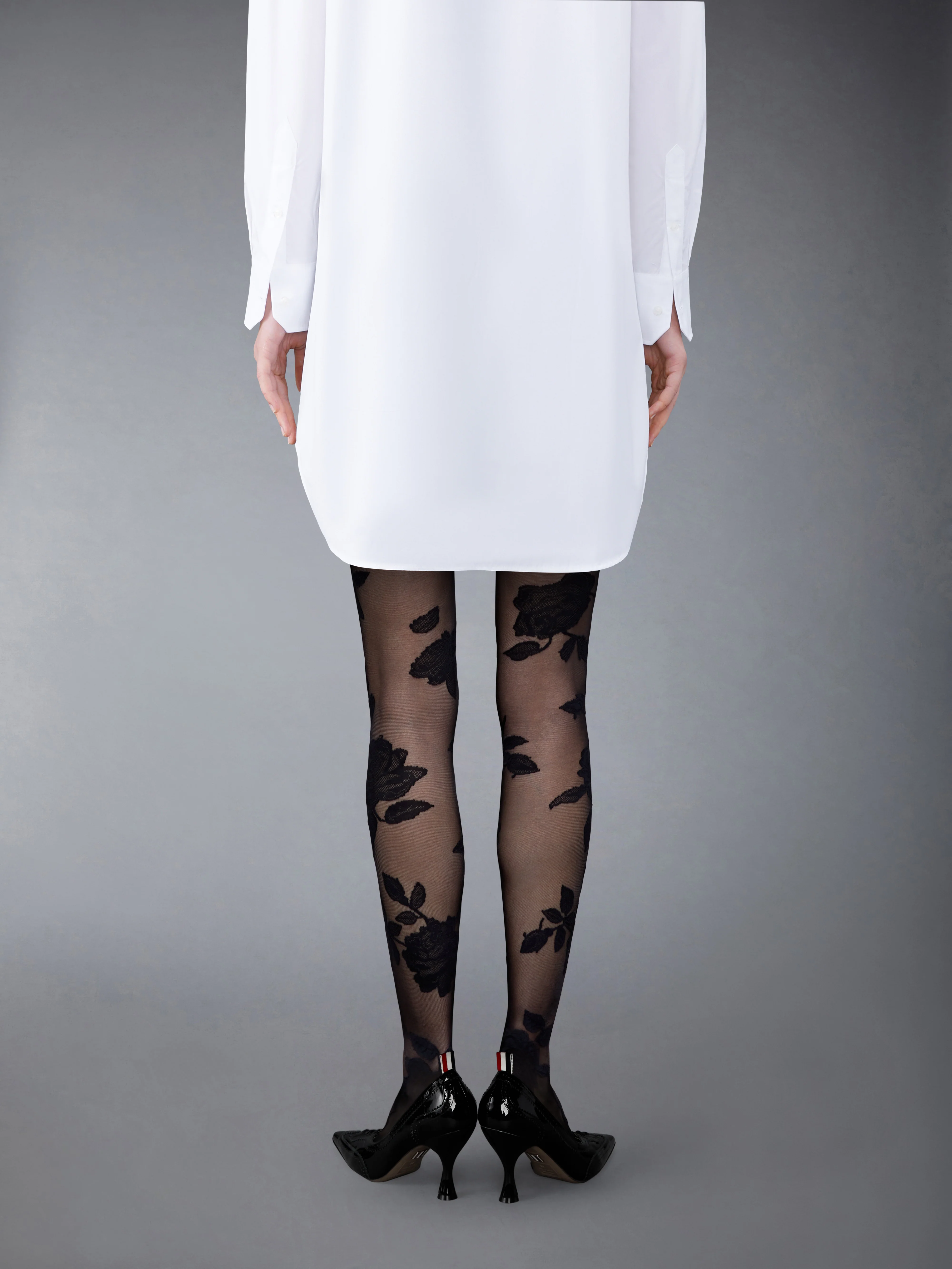 ROSE JACQUARD SHEER TIGHTS