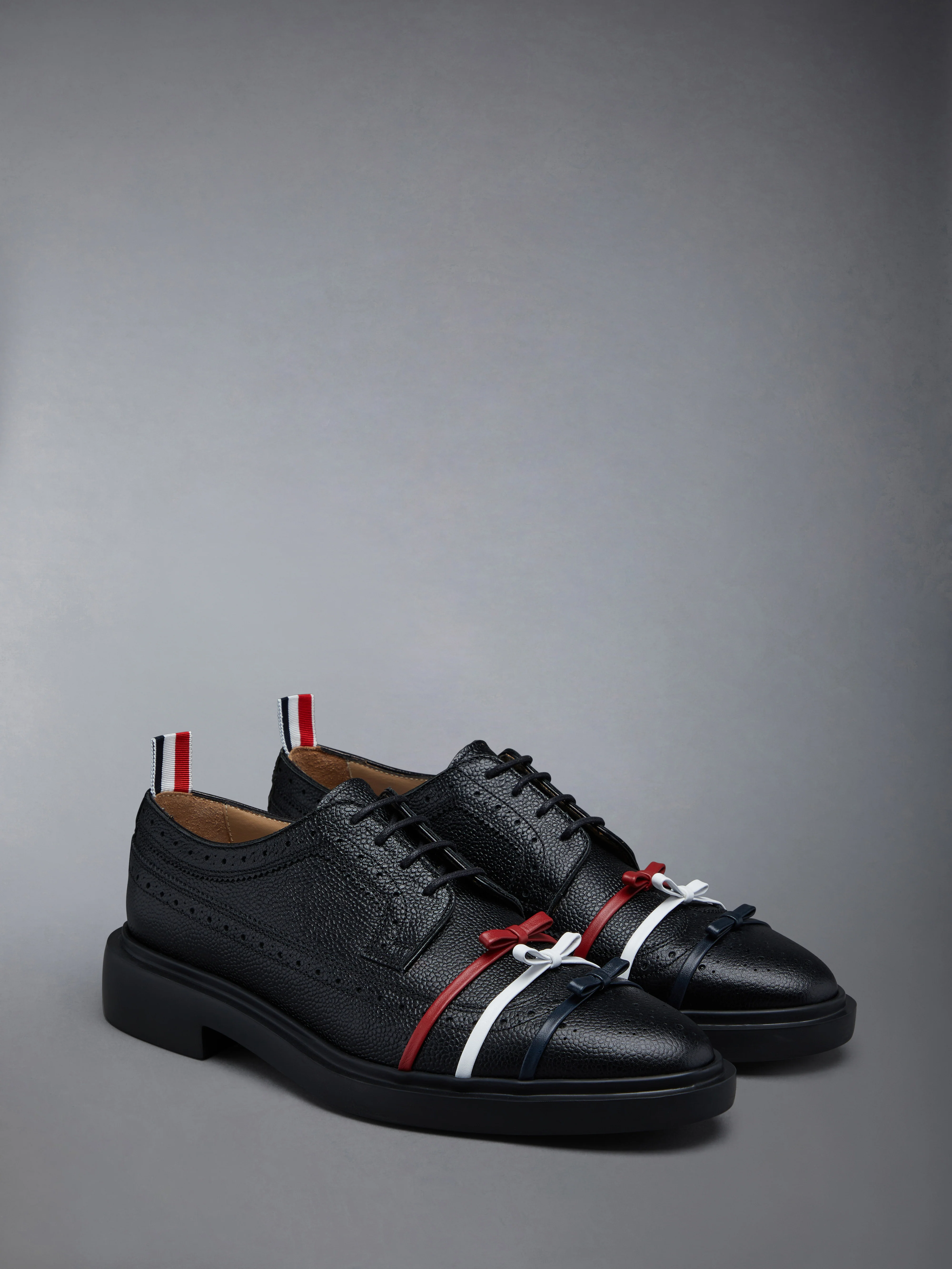 RUBBER SOLE 3-BOW LONGWING BROGUE