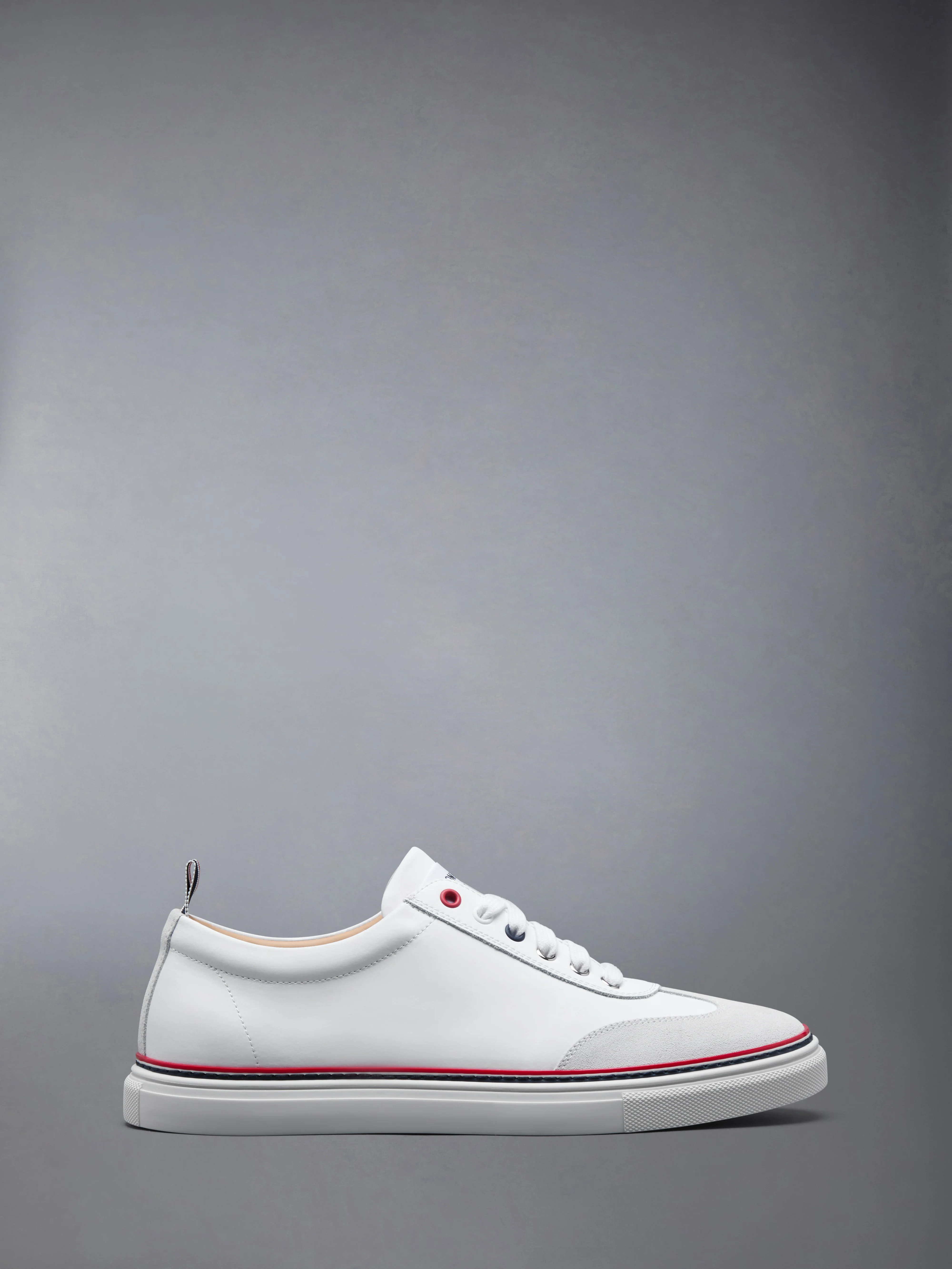 RWB LOW-TOP LEATHER SNEAKERS