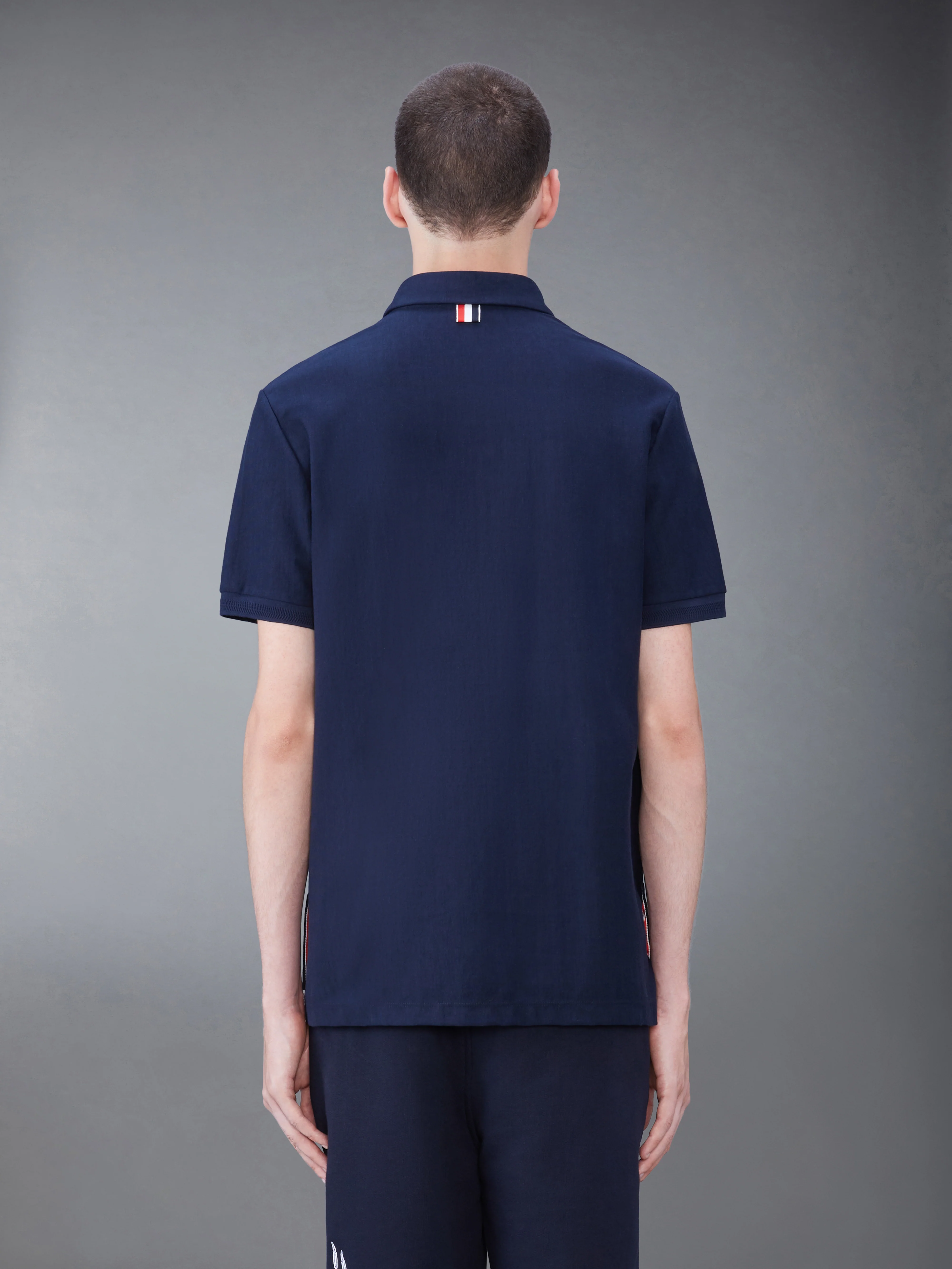 RWB STRIPE JERSEY POLO