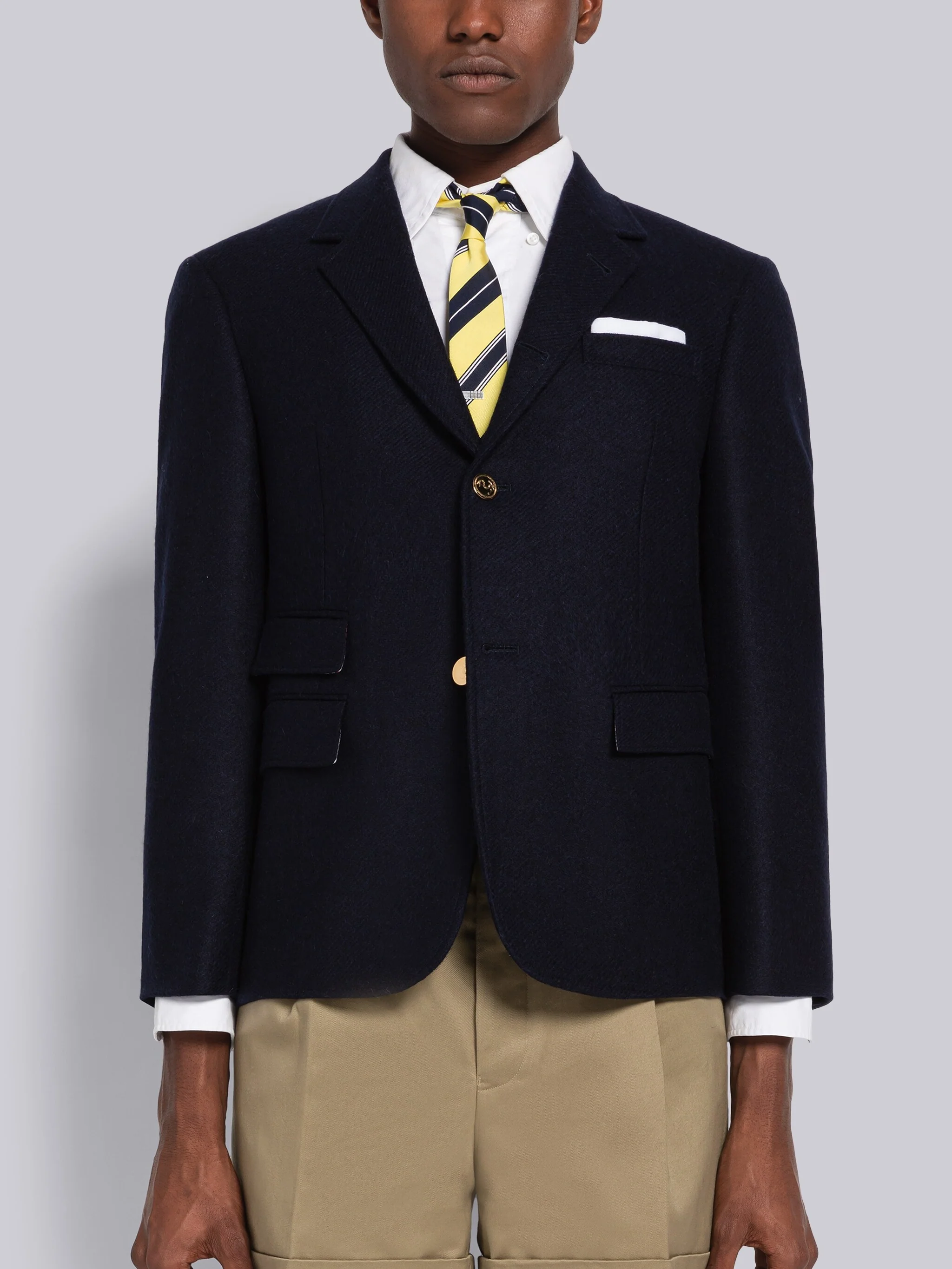 SHETLAND WOOL SINGLE VENT SPORT COAT