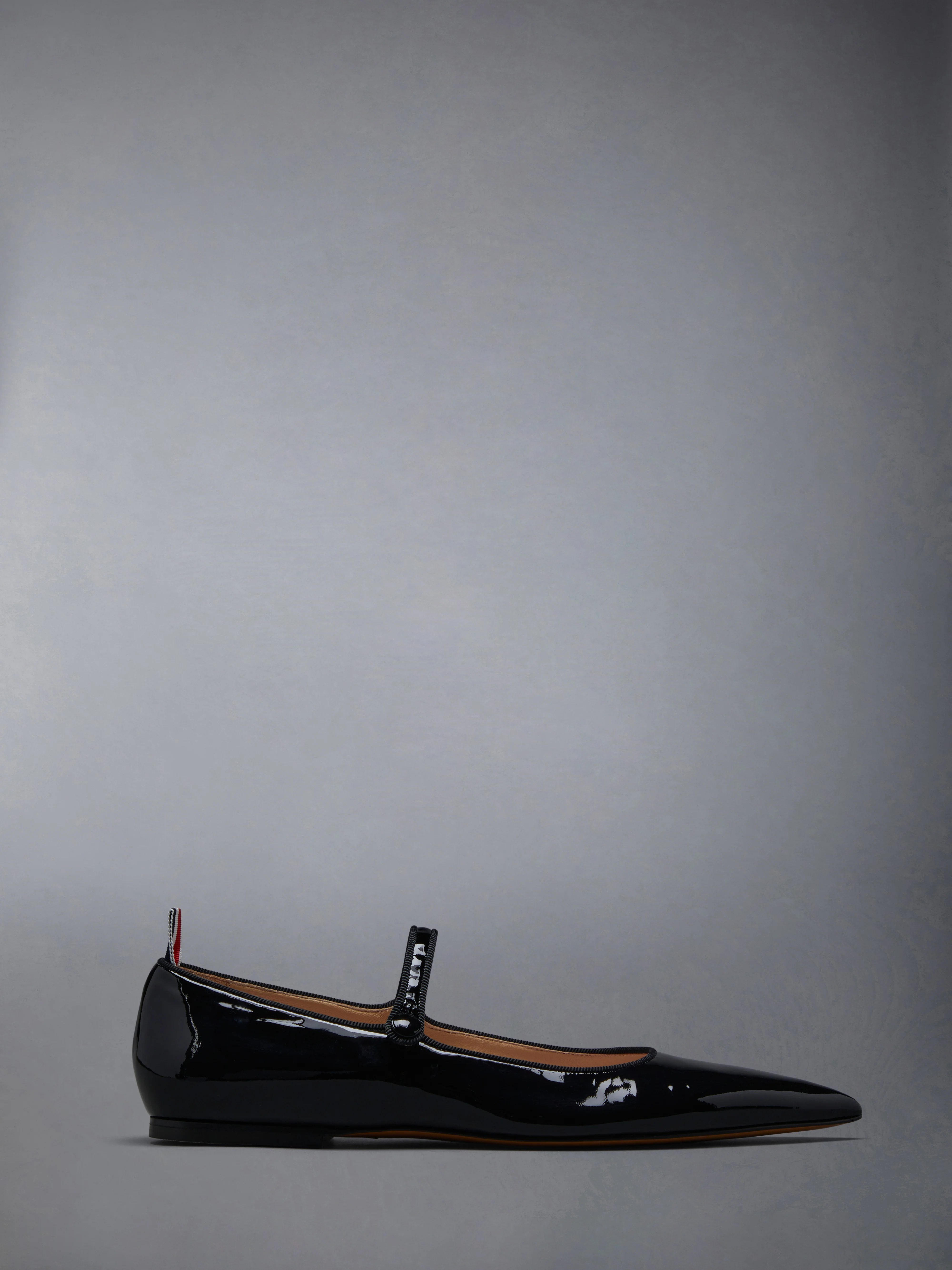 Soft Patent Leather Pointed Thom John Flat