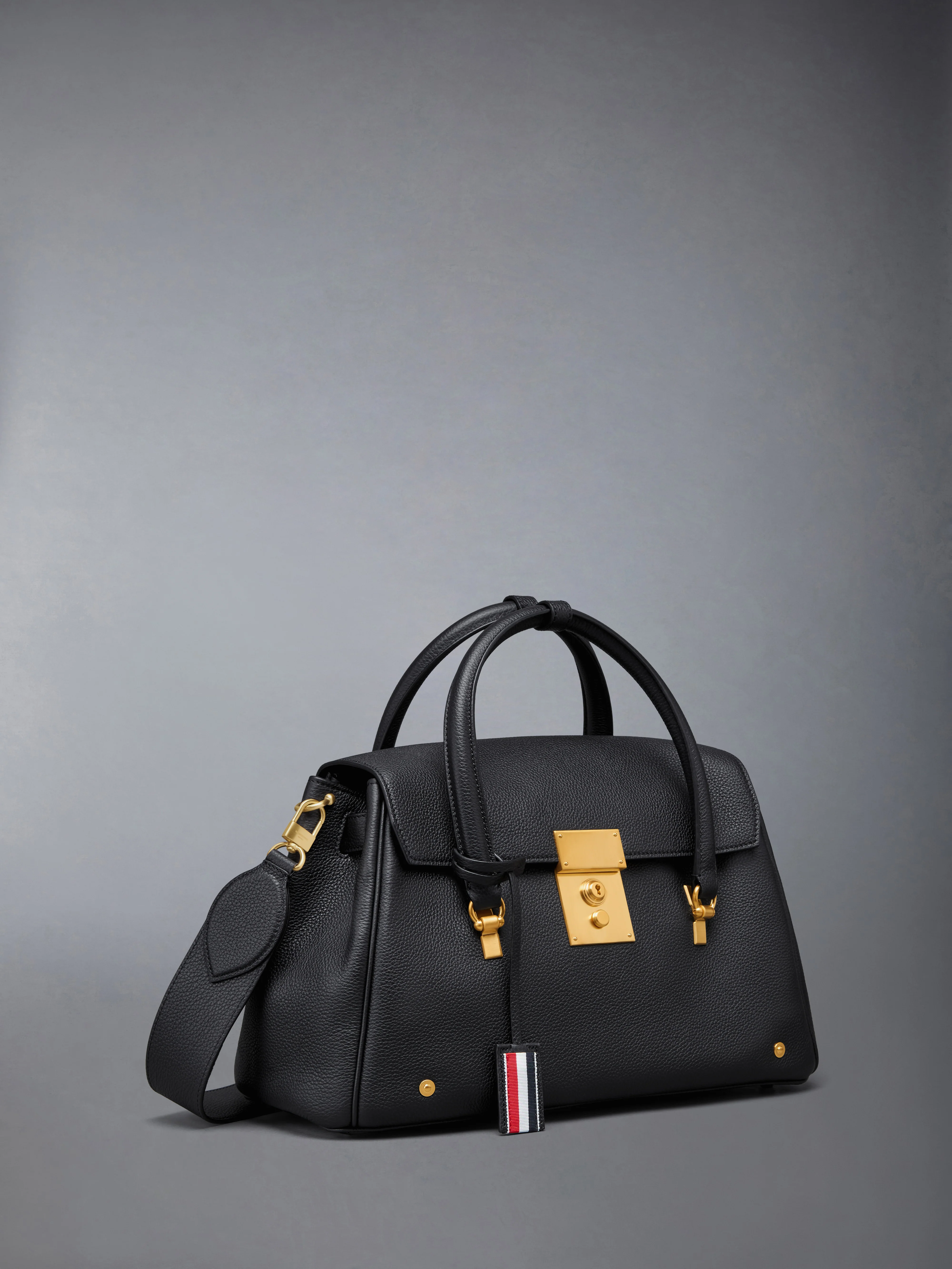 BOLTON BAG IN SOFT PEBBLE GRAIN LEATHER