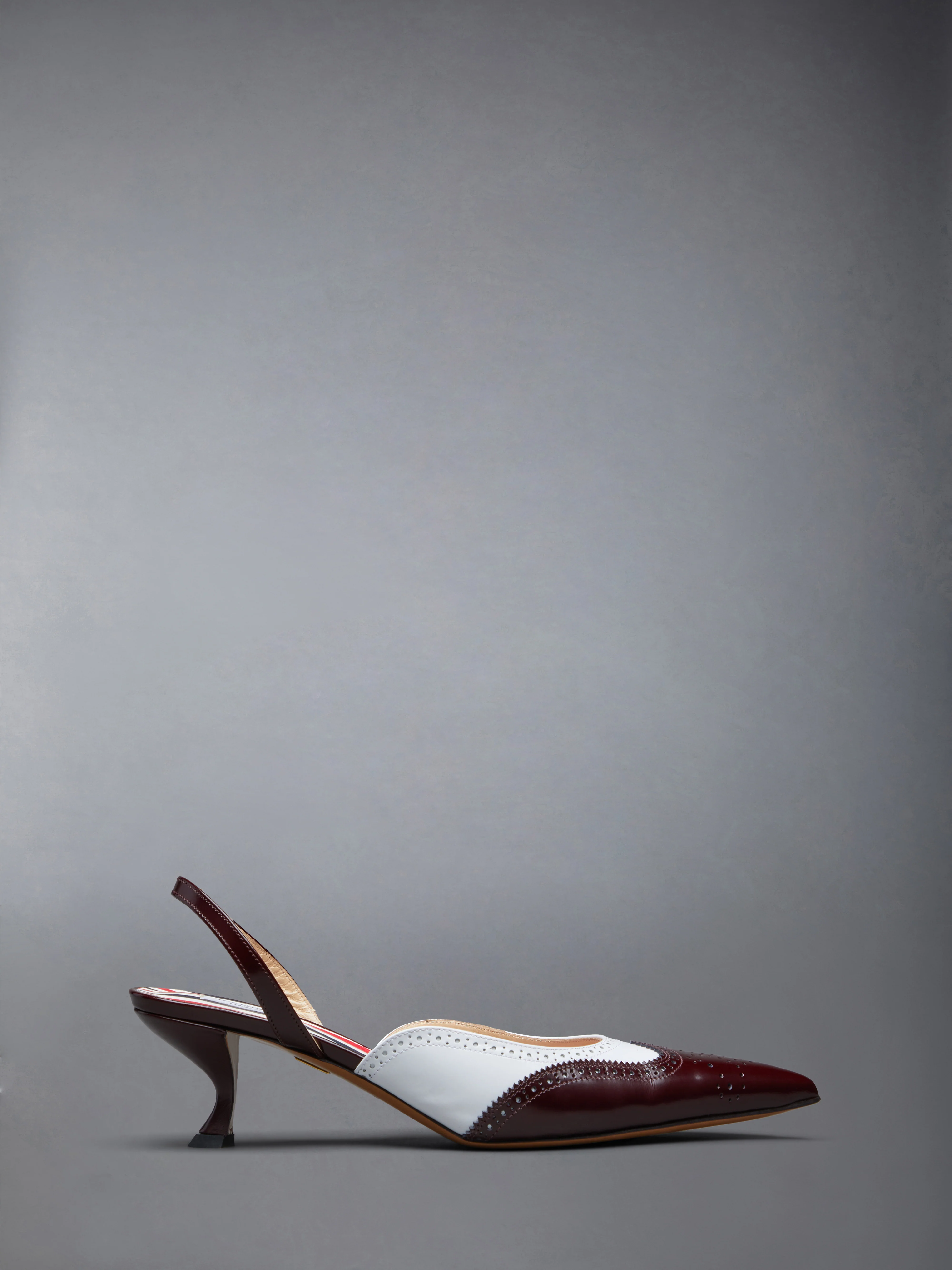 SPAZZOLATO WINGTIP SLINGBACK