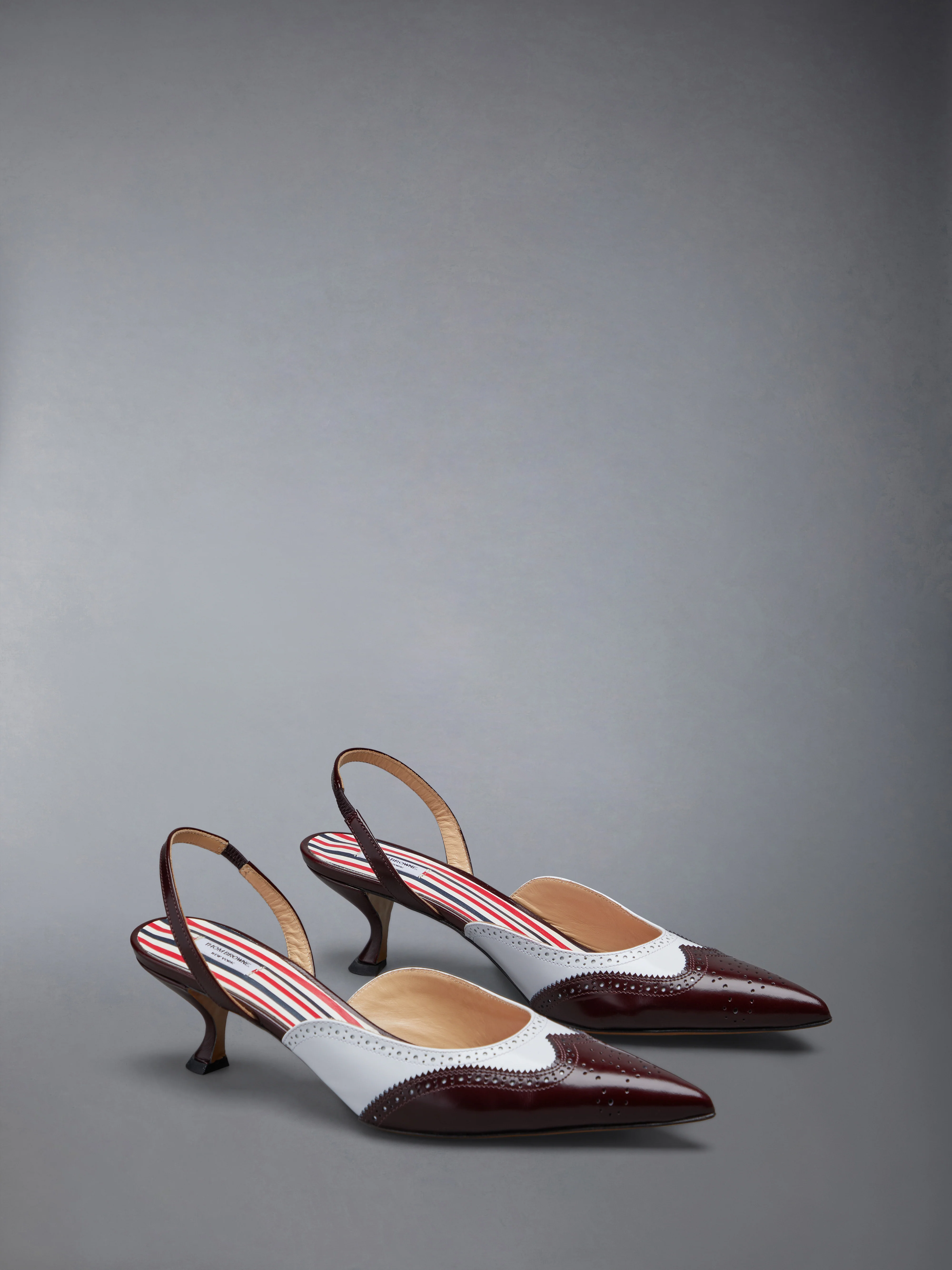 SPAZZOLATO WINGTIP SLINGBACK
