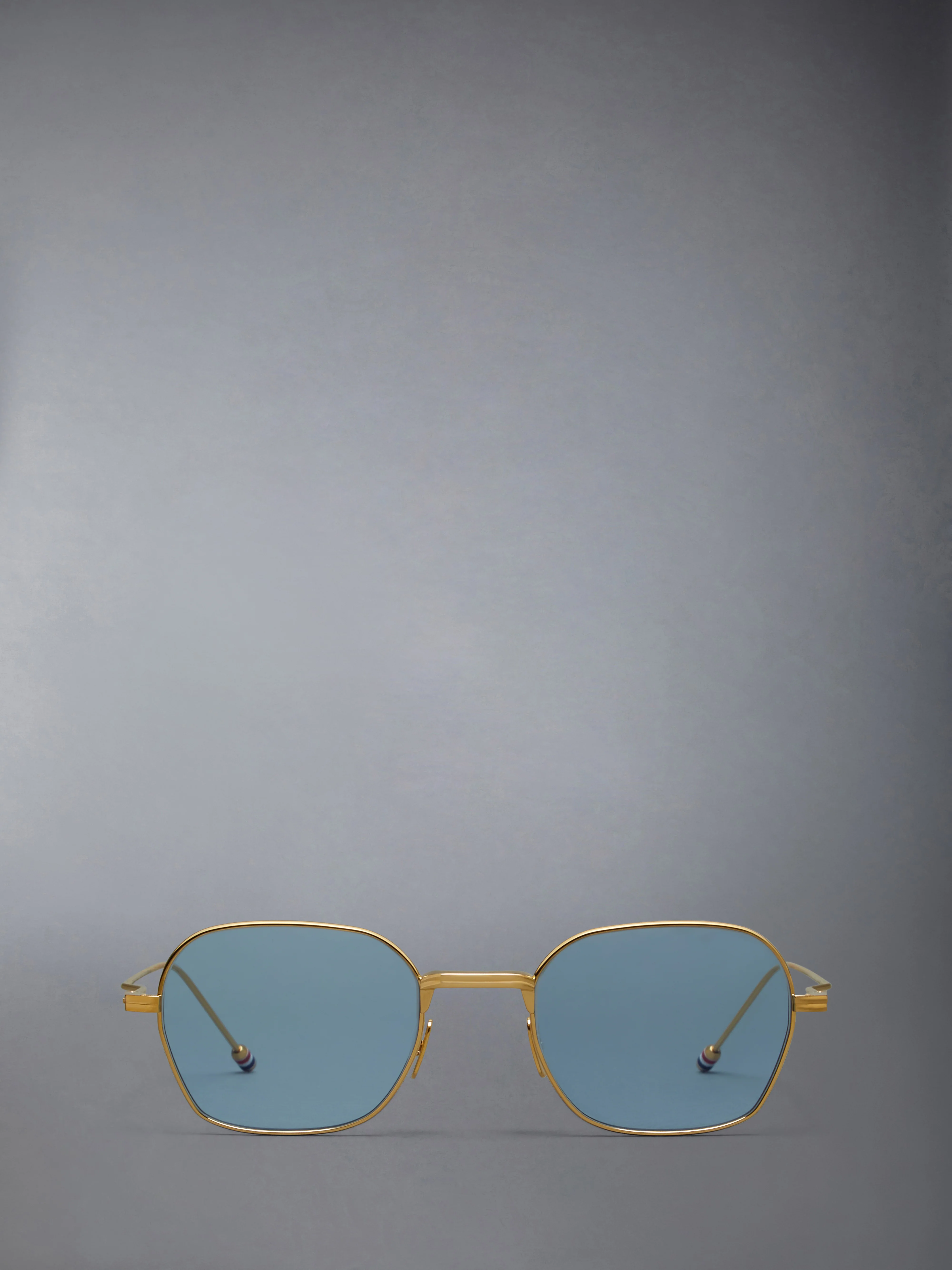 TITANIUM RECTANGULAR SUNGLASSES