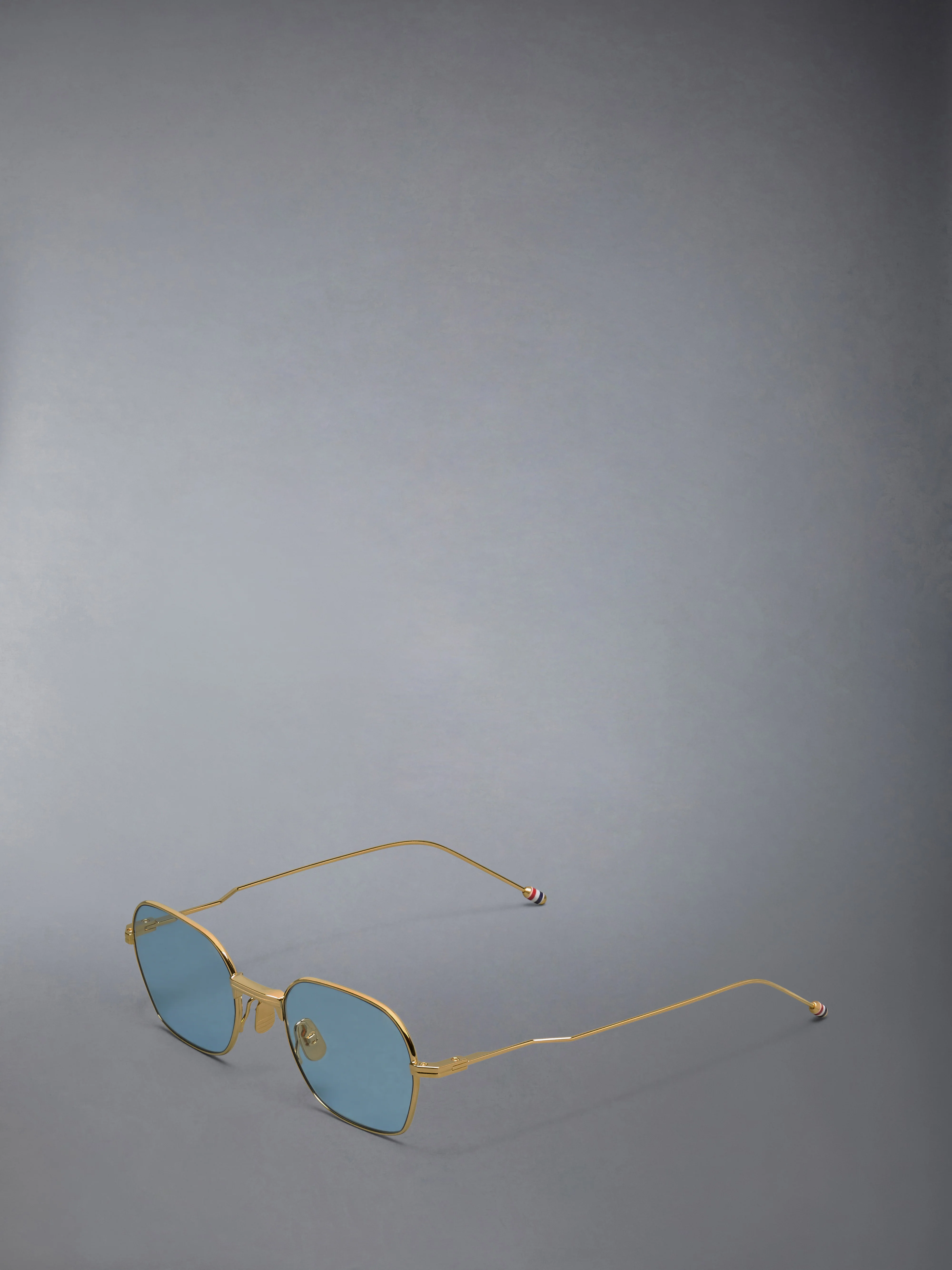TITANIUM RECTANGULAR SUNGLASSES