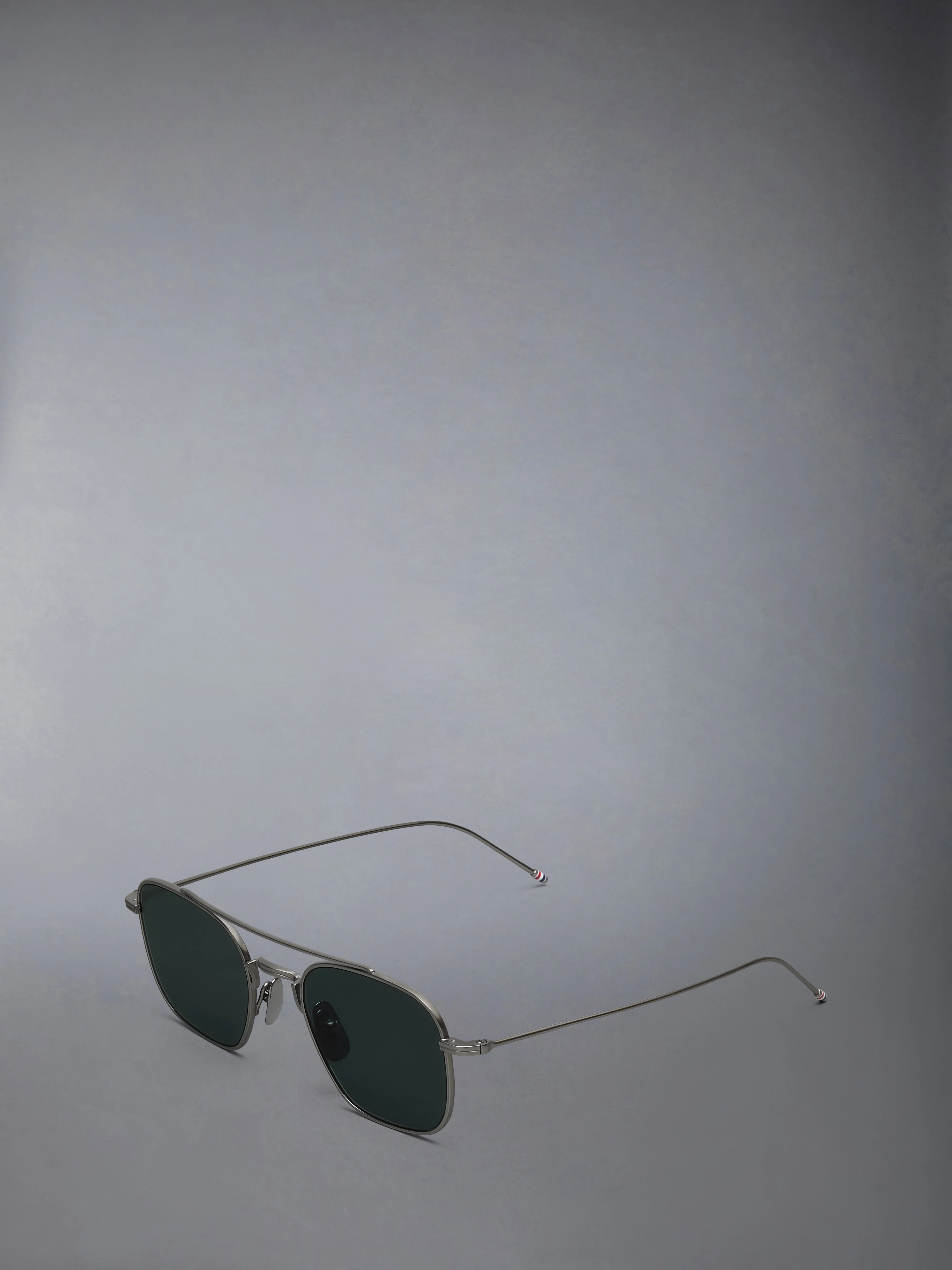 TITANIUM SQUARED AVIATOR SUNGLASSES