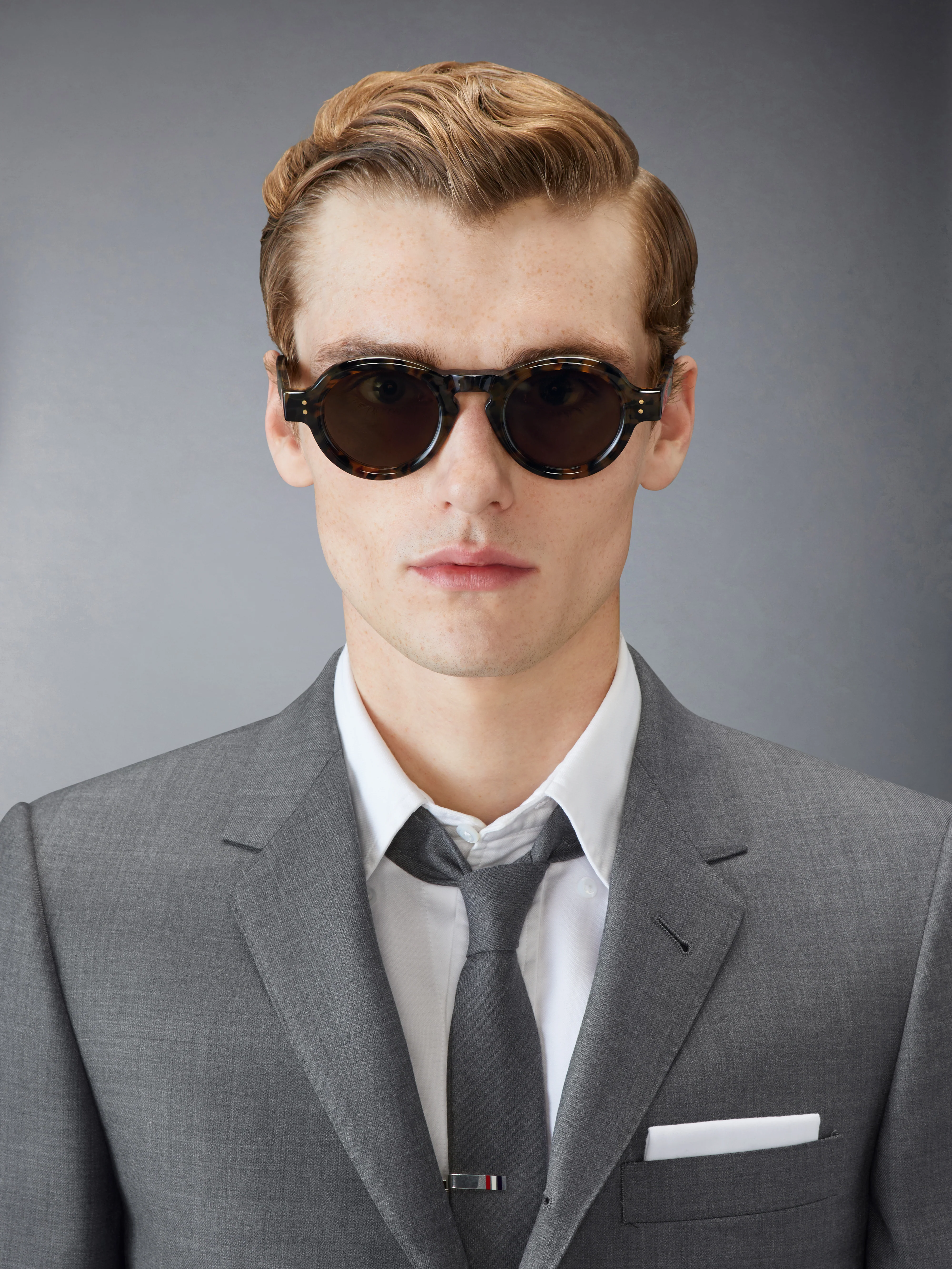 TOKYO TORTOISE ACETATE ROUND SUNGLASSES