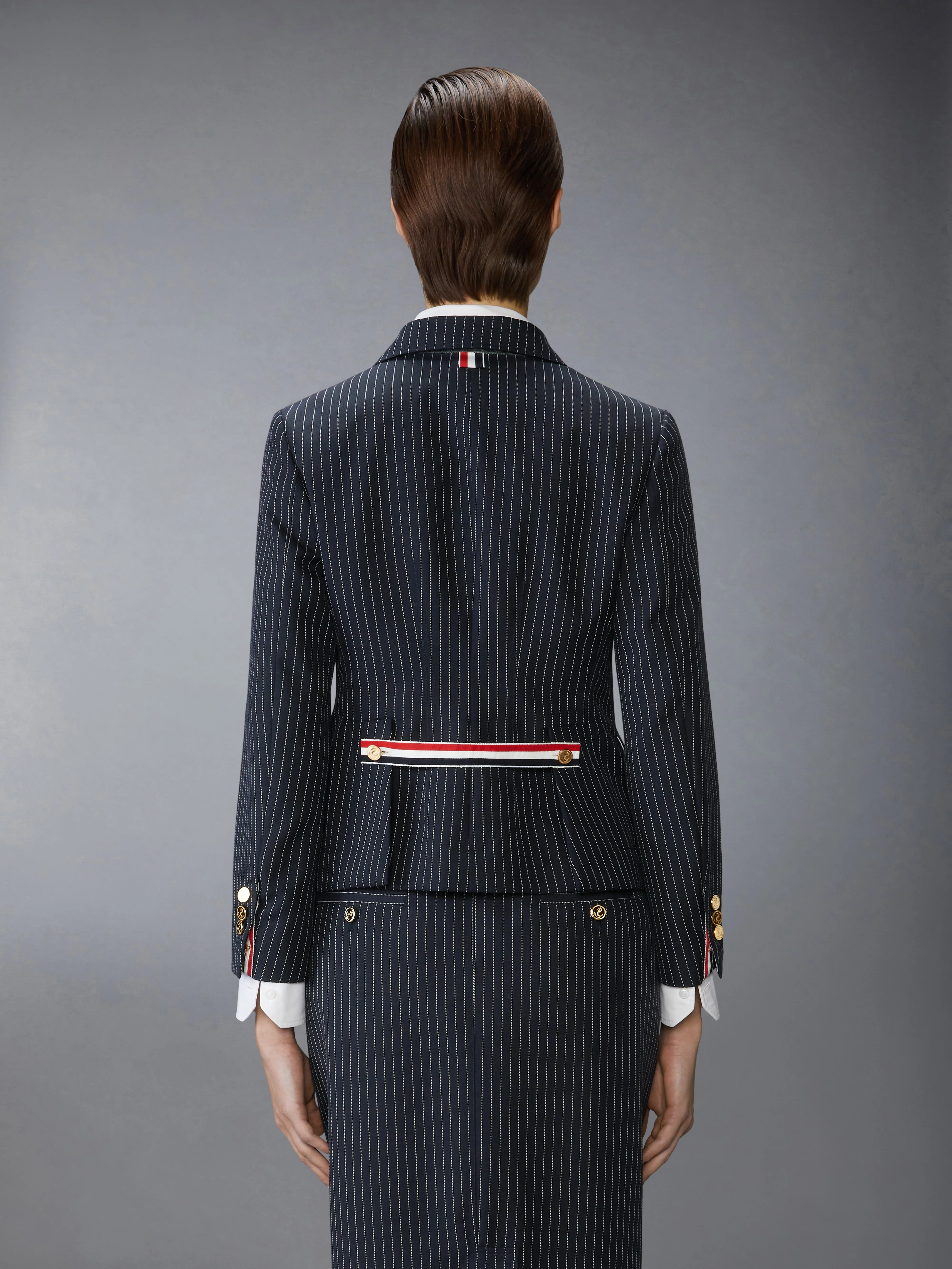 PINSTRIPE HIGH TWIST WOOL SPORTCOAT
