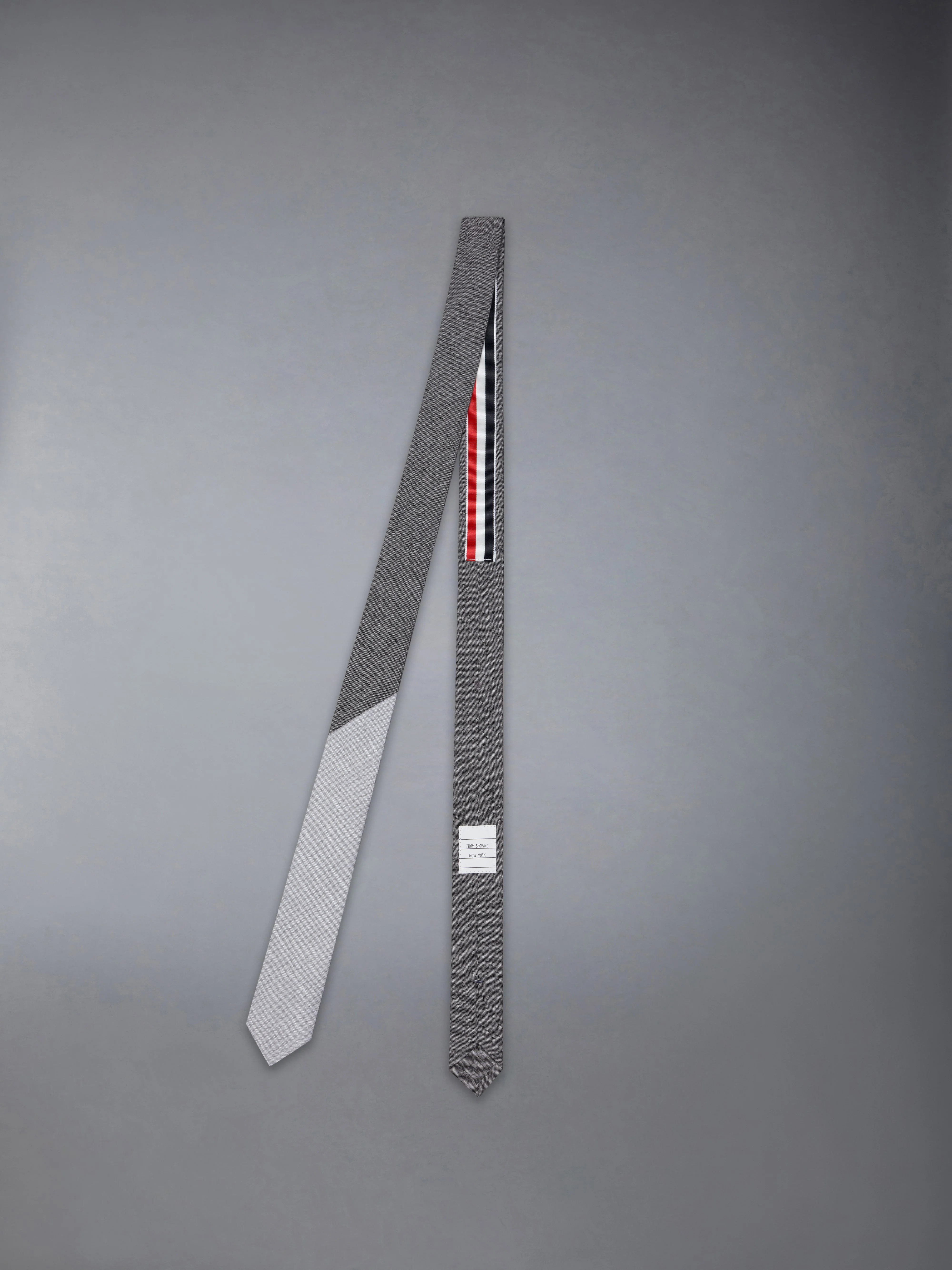 TONAL UNIVERSITY STRIPE LINEN COTTON TIE