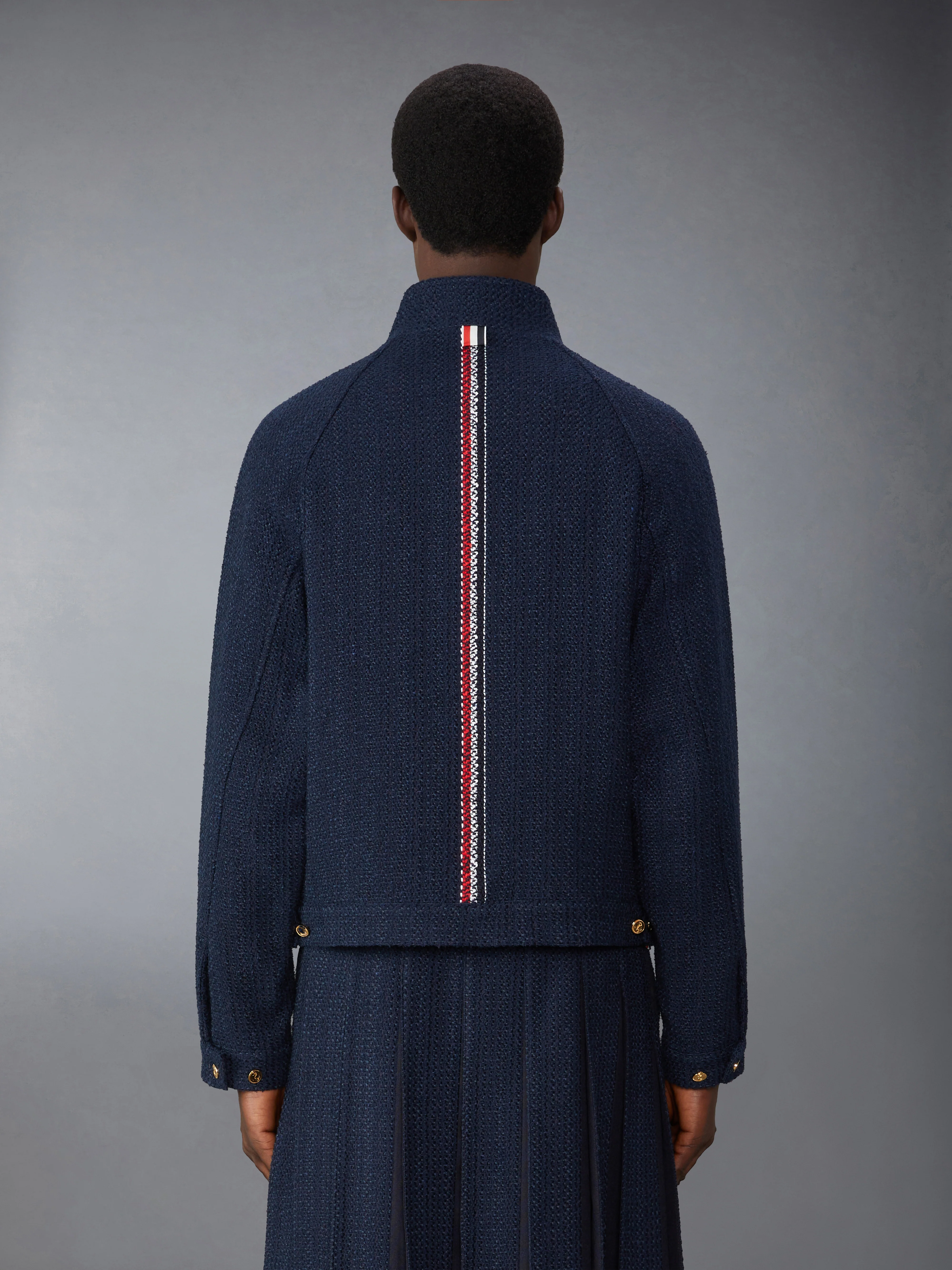 TWEED RAGLAN COLLAR JACKET