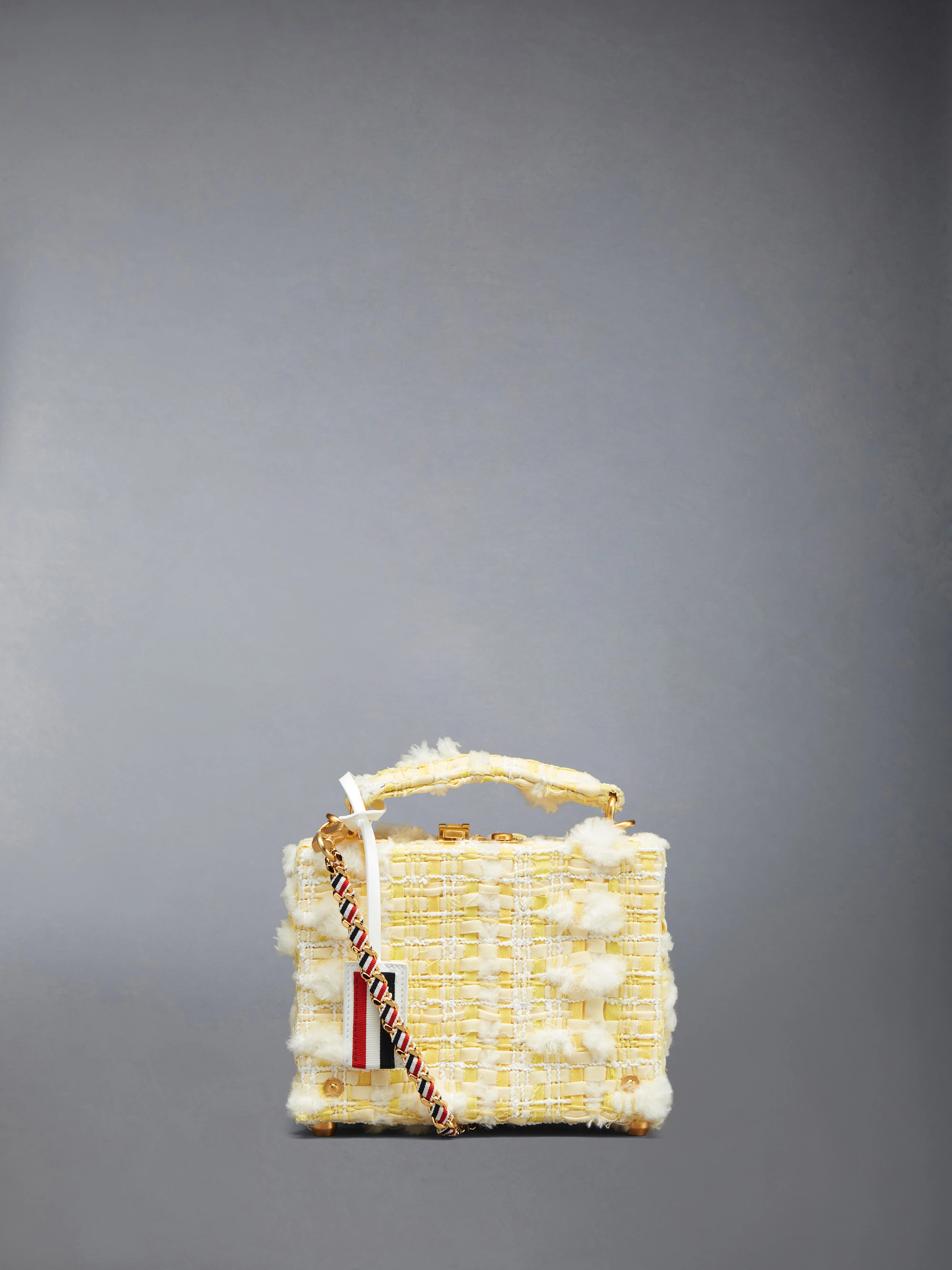 TWILL POUF TWEED ATTACHE CASE