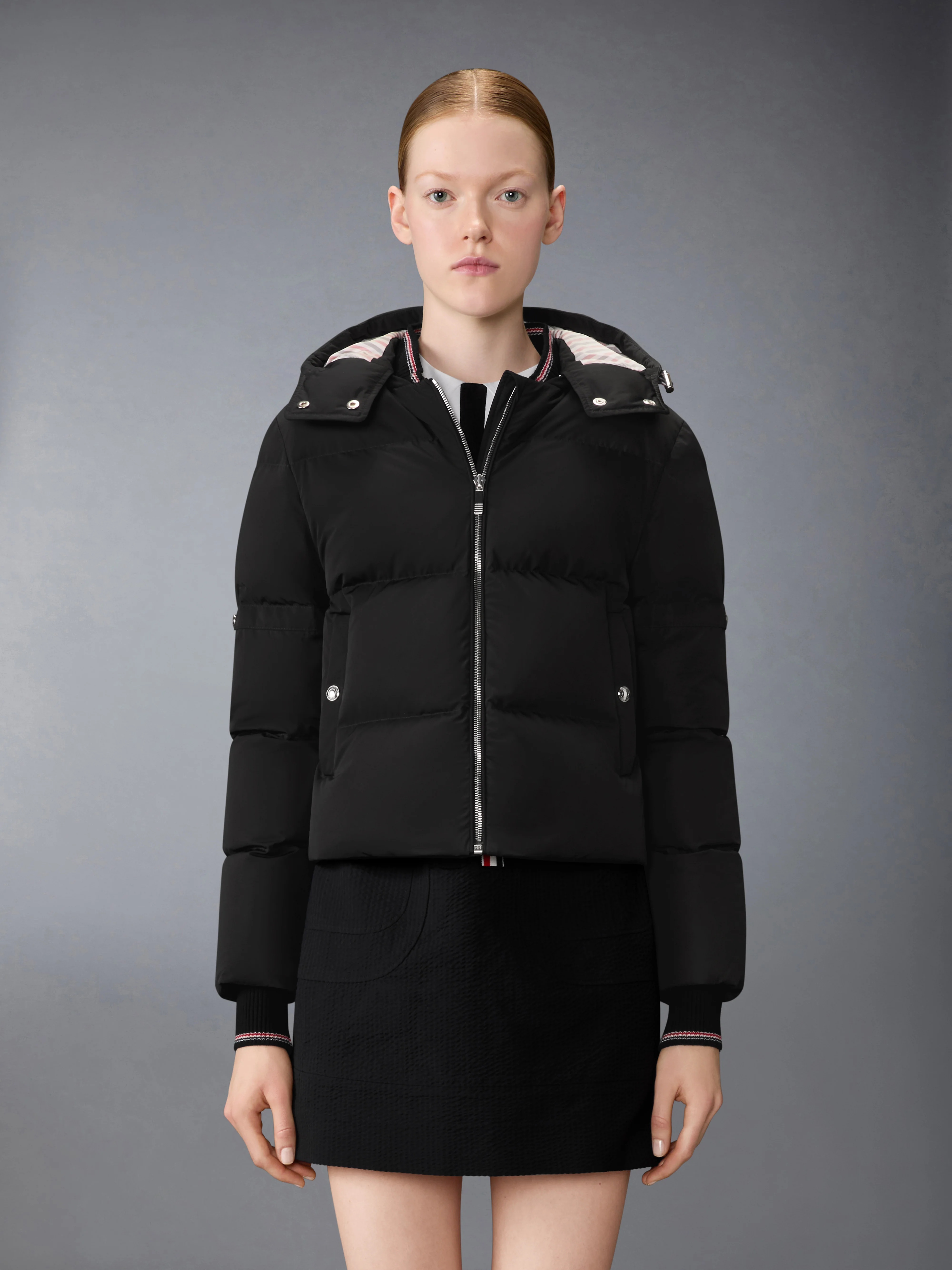 POLY TECH DOWN FILLED ARMBAND CROPPED PARKA