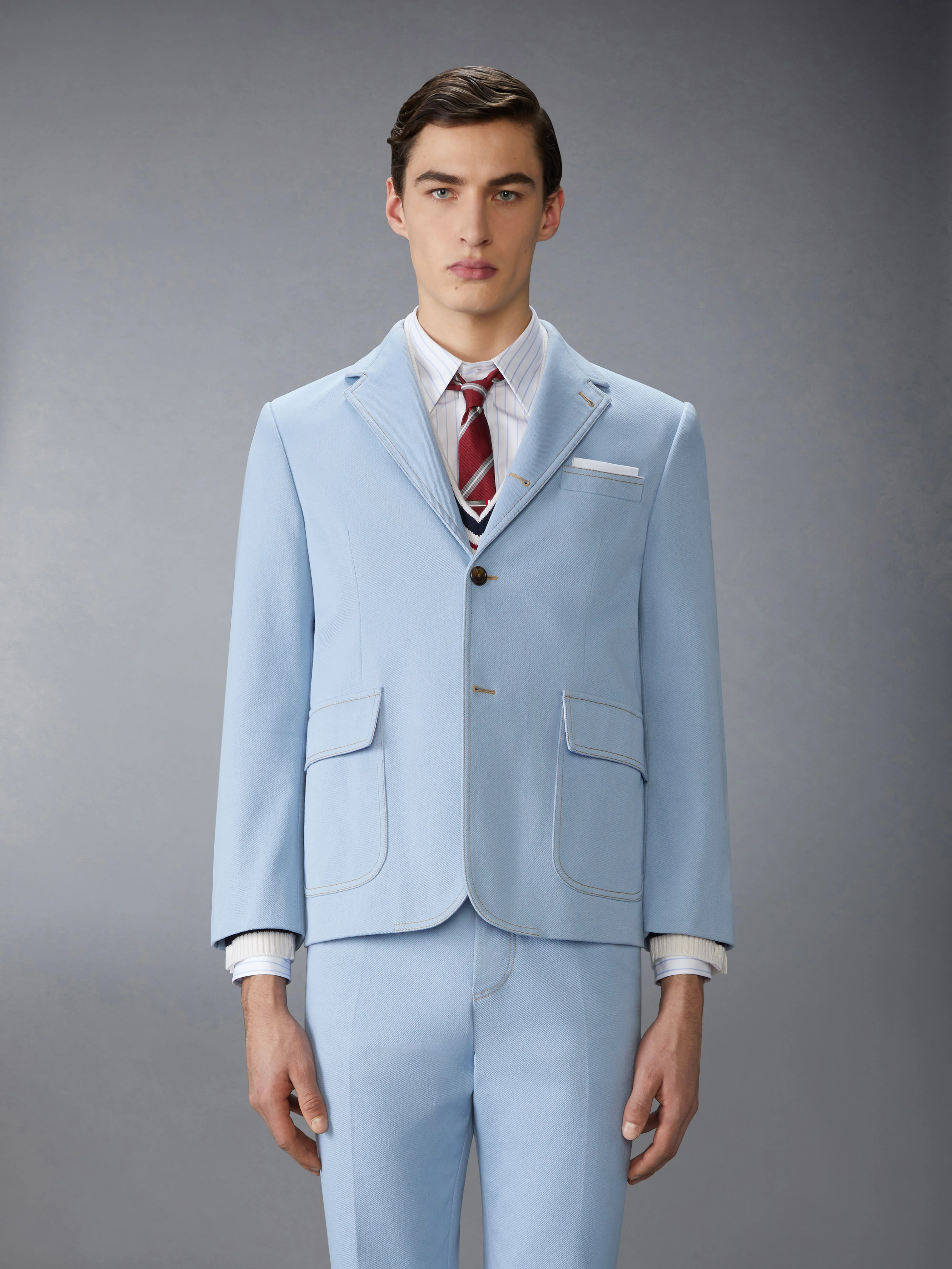 UNSTRUCTURED STRAIGHT FIT SPORTCOAT