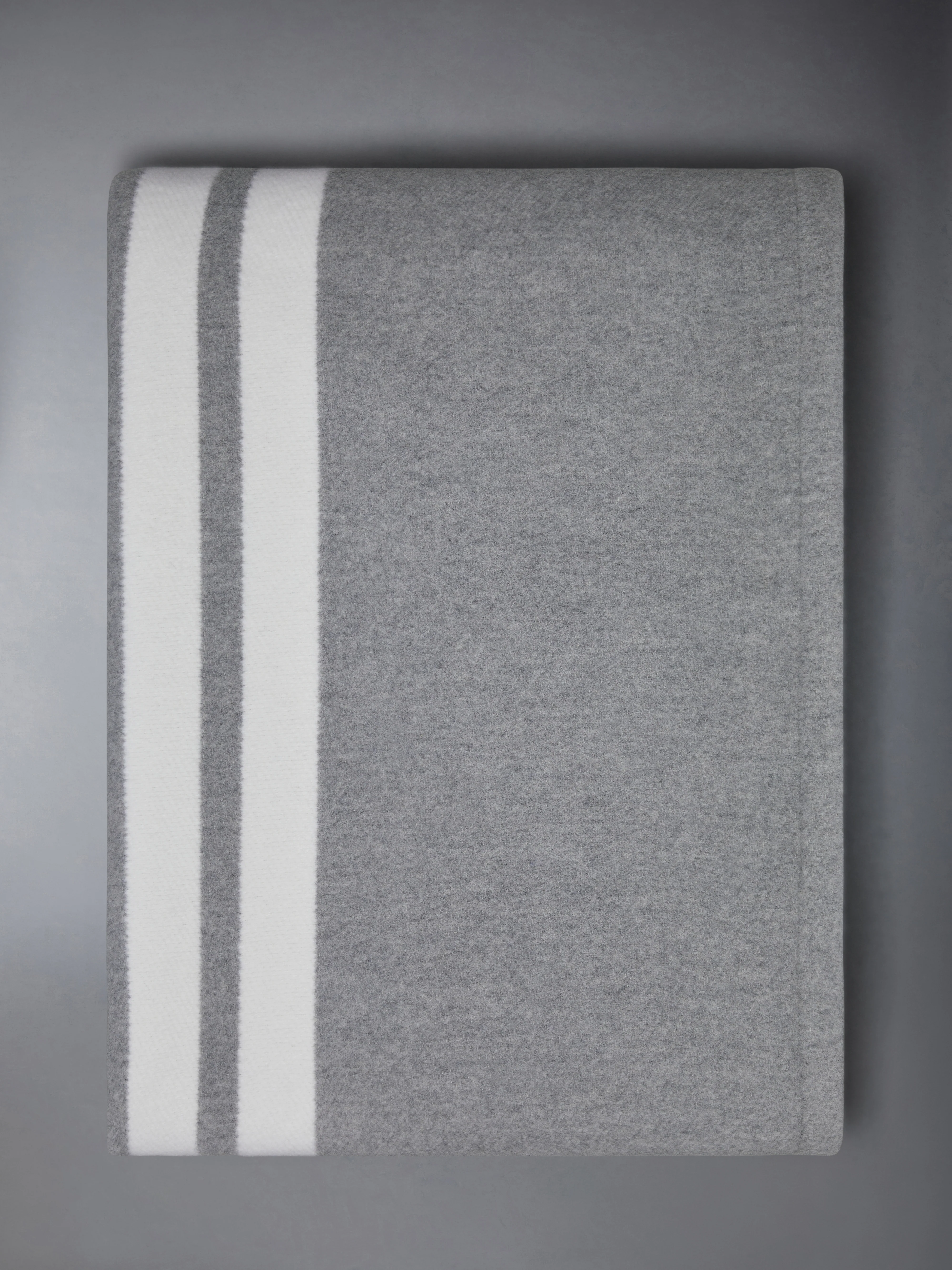 WOOL CASHMERE 4-BAR FRETTE THROW