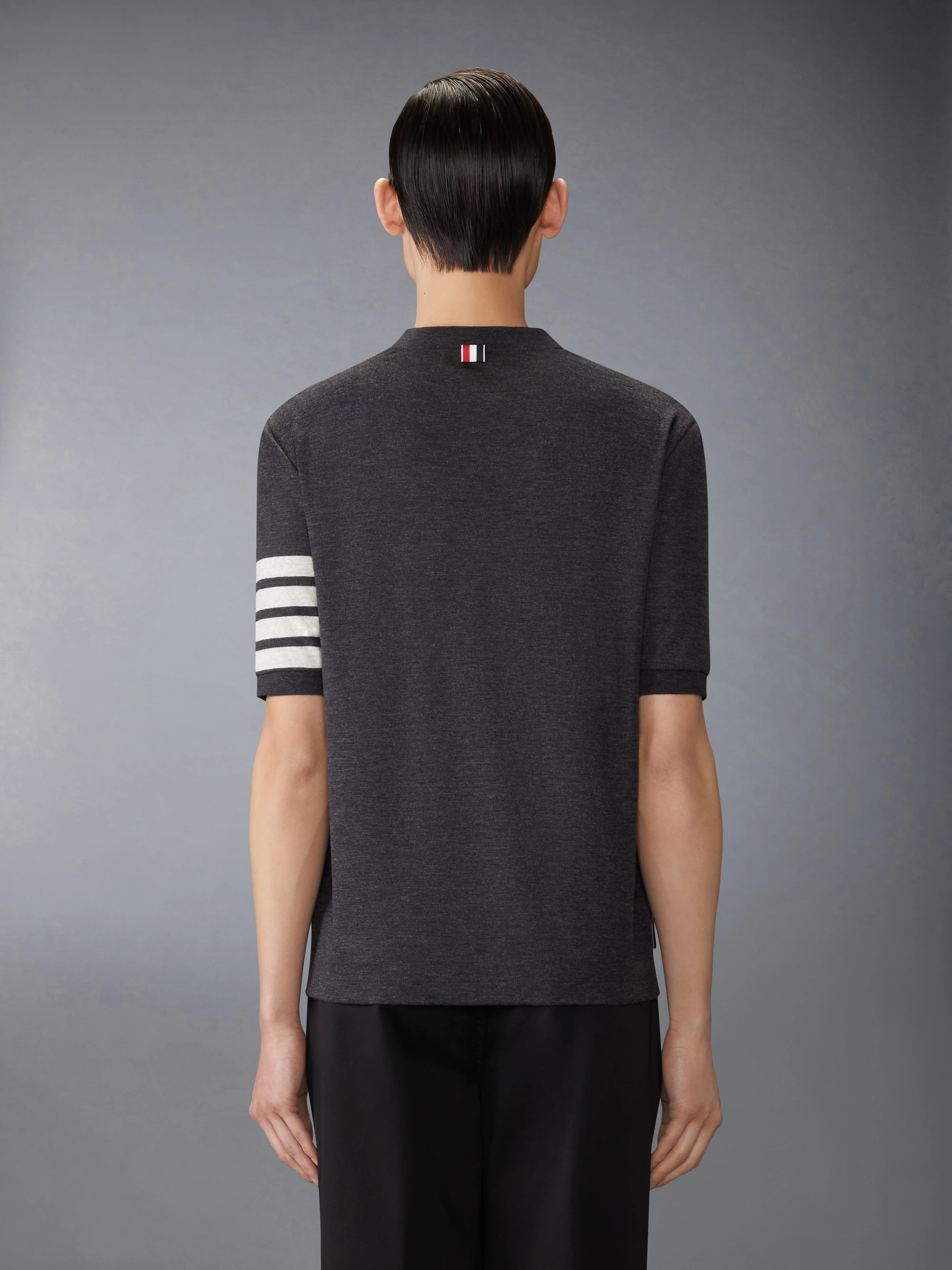 WOOL JERSEY 4-BAR TEE