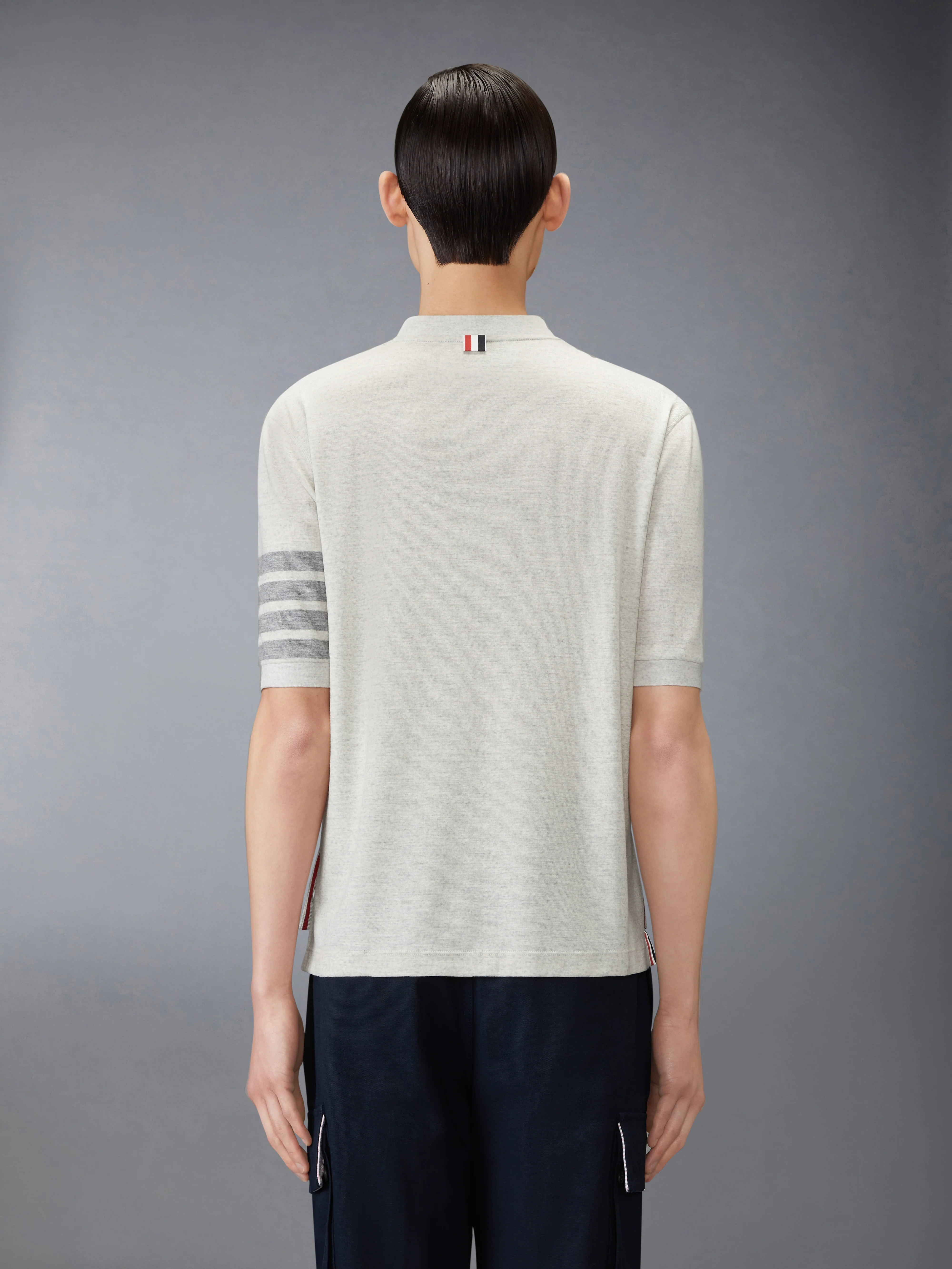 WOOL JERSEY 4-BAR TEE