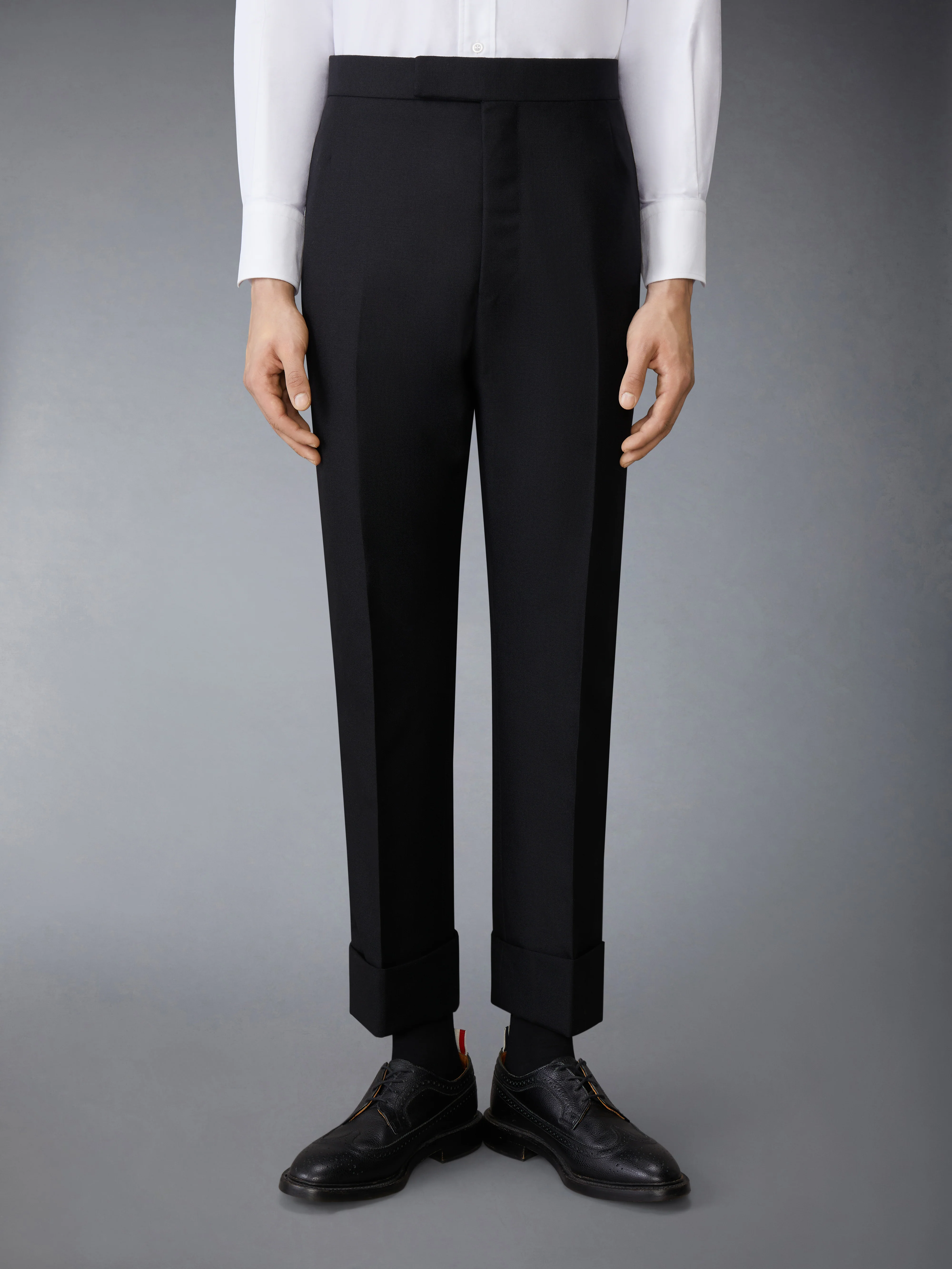 WOOL MOHAIR TROUSER