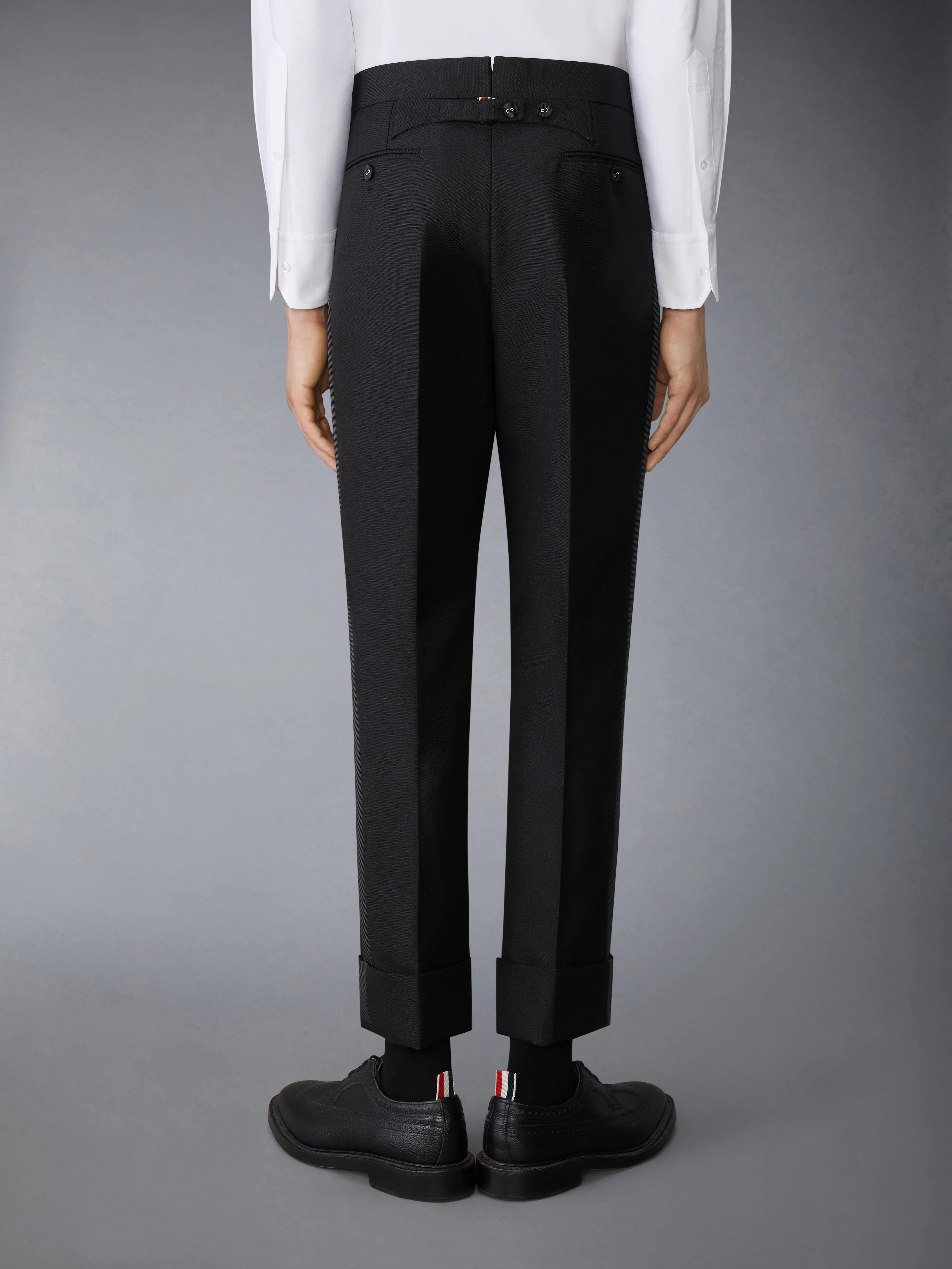 WOOL MOHAIR TROUSER