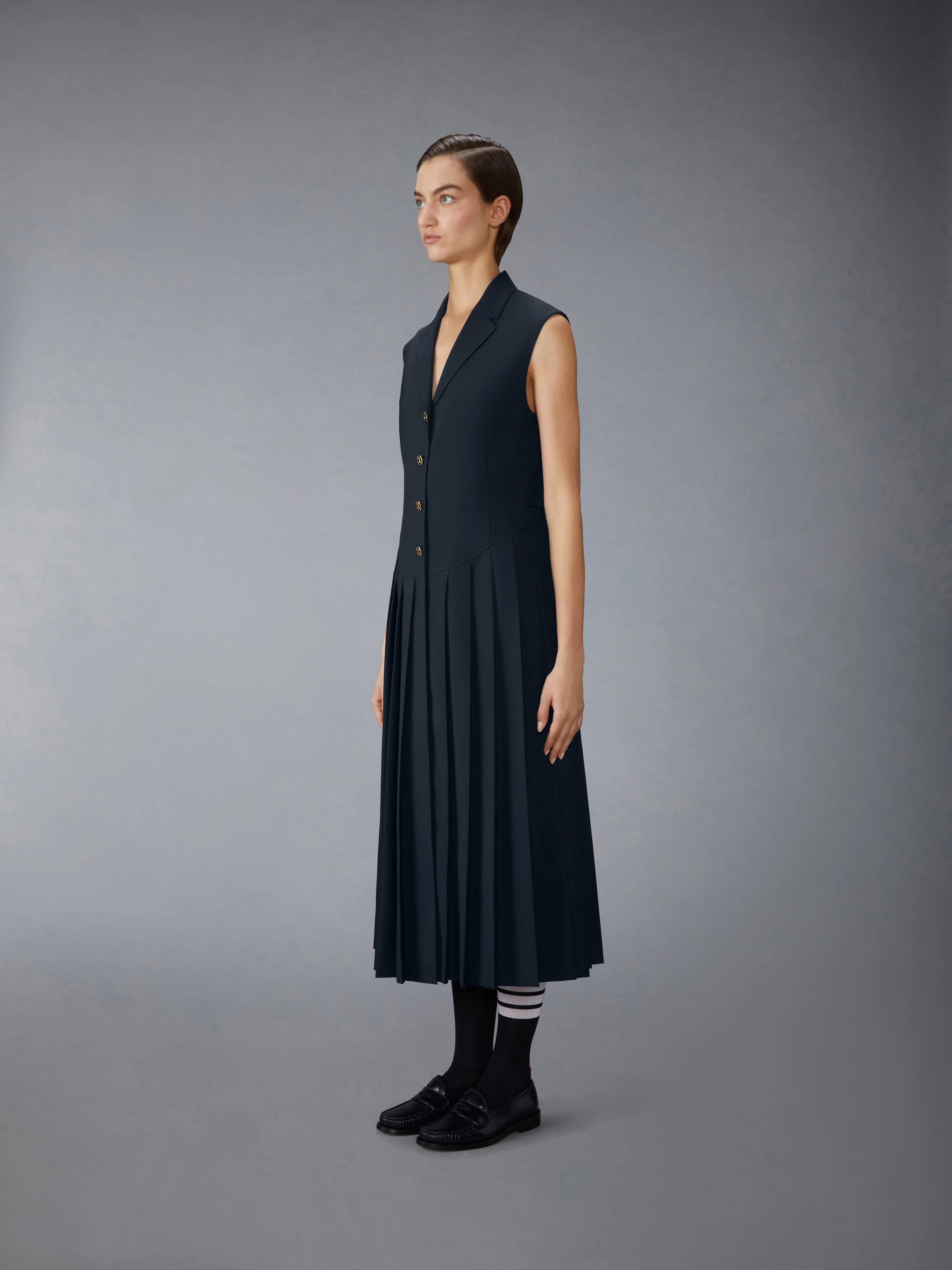 SCHOOL UNIFORM PLEATED DRESS
