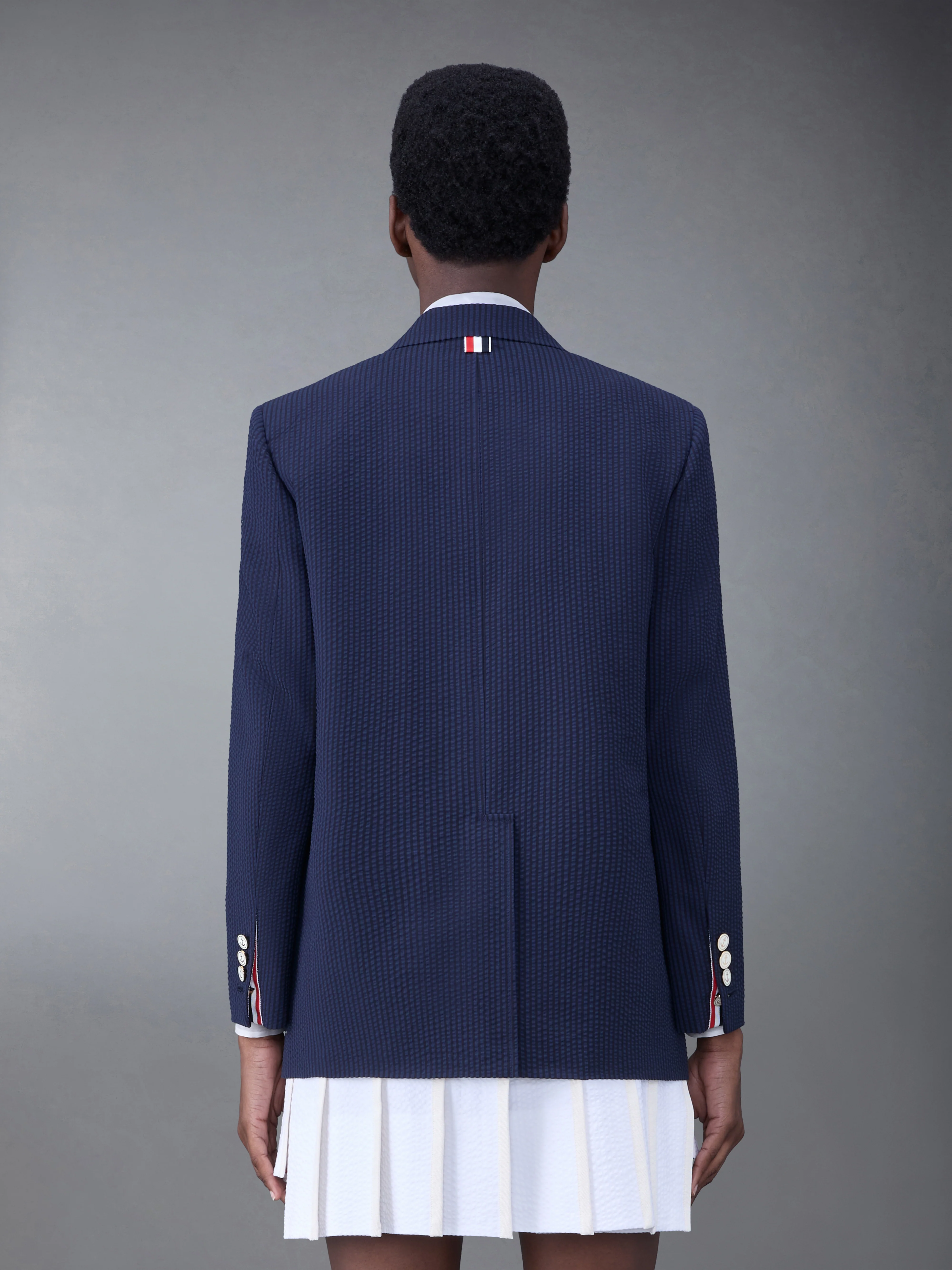 WOOL SEERSUCKER PATCH POCKET SPORT COAT