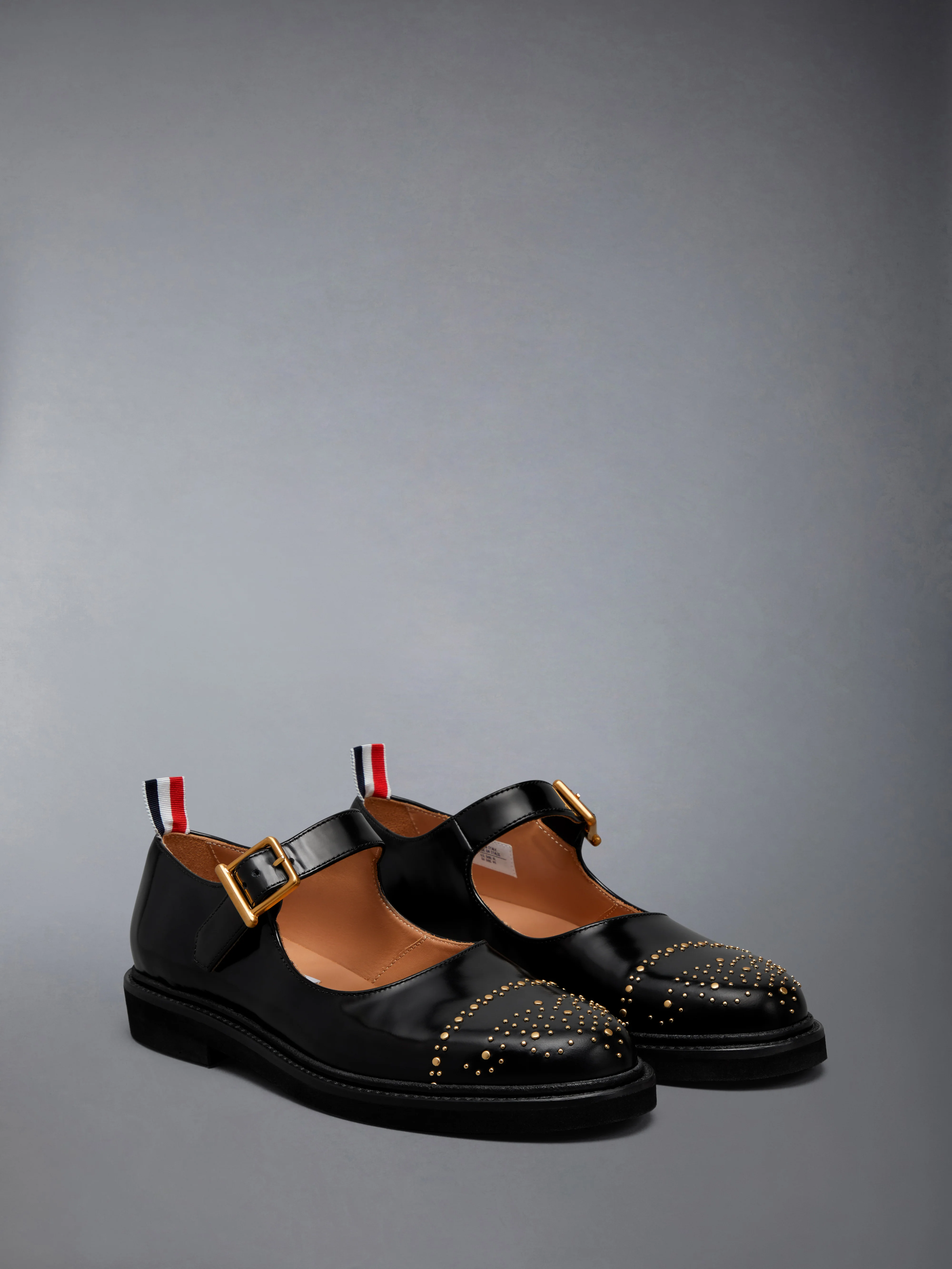 SOFT SPAZZOLATO LEATHER STUD THOM JOHN