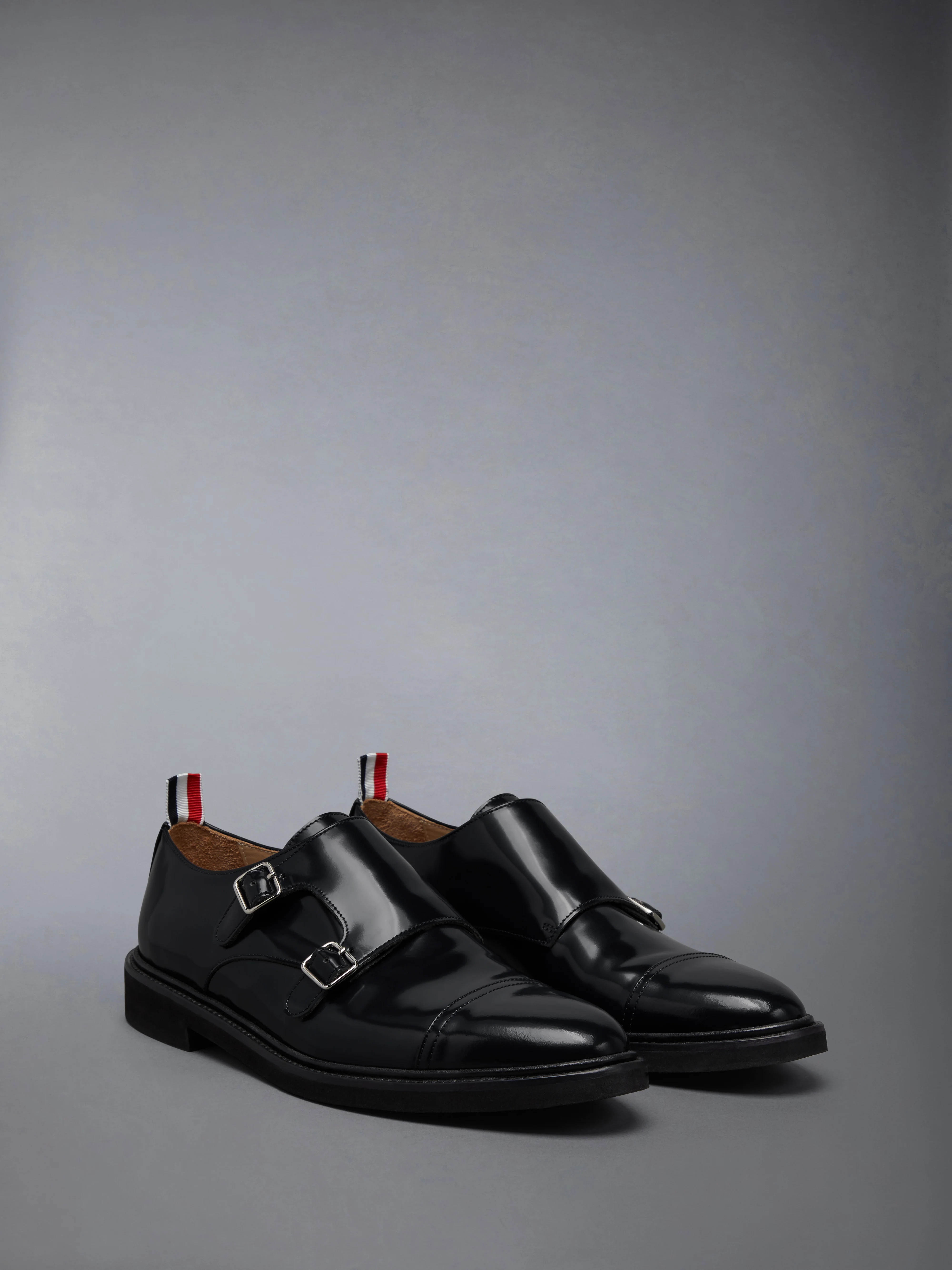 SOFT SPAZZOLATO OXFORD DOUBLE MONKSTRAP SHOE