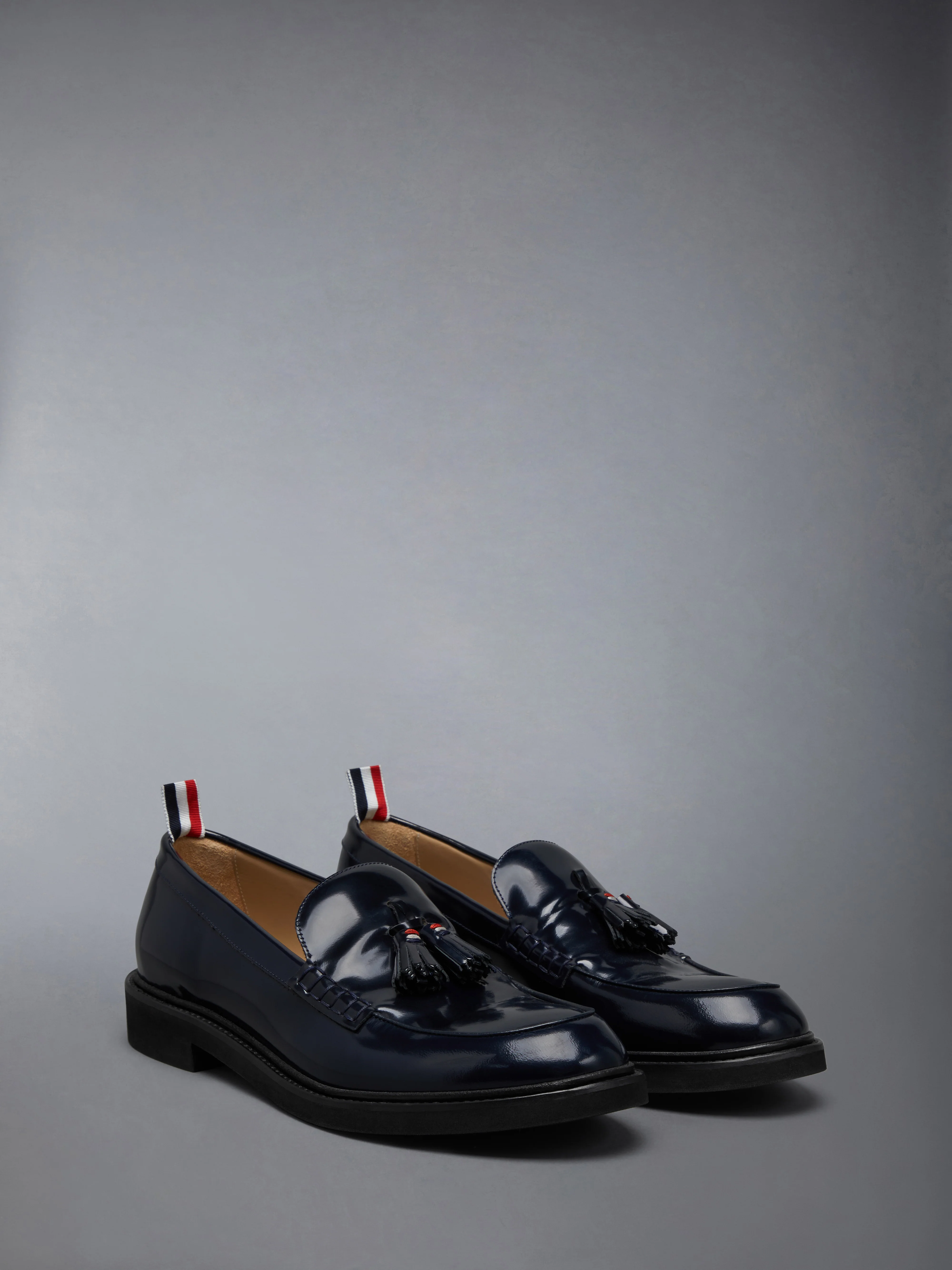SPAZZOLATO LEATHER TASSLE LOAFER