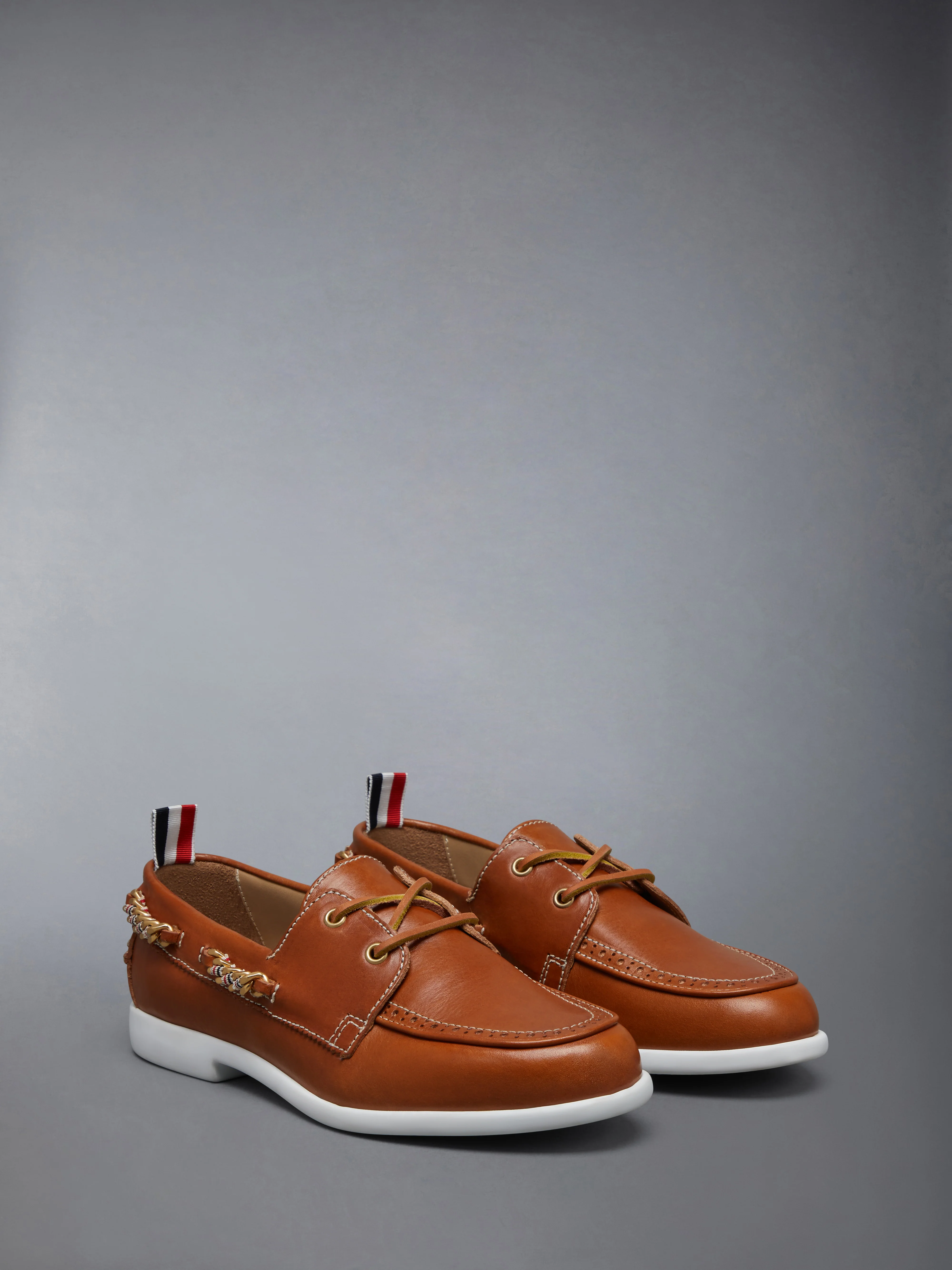 VACCHETTA BROGUE BOAT SHOE