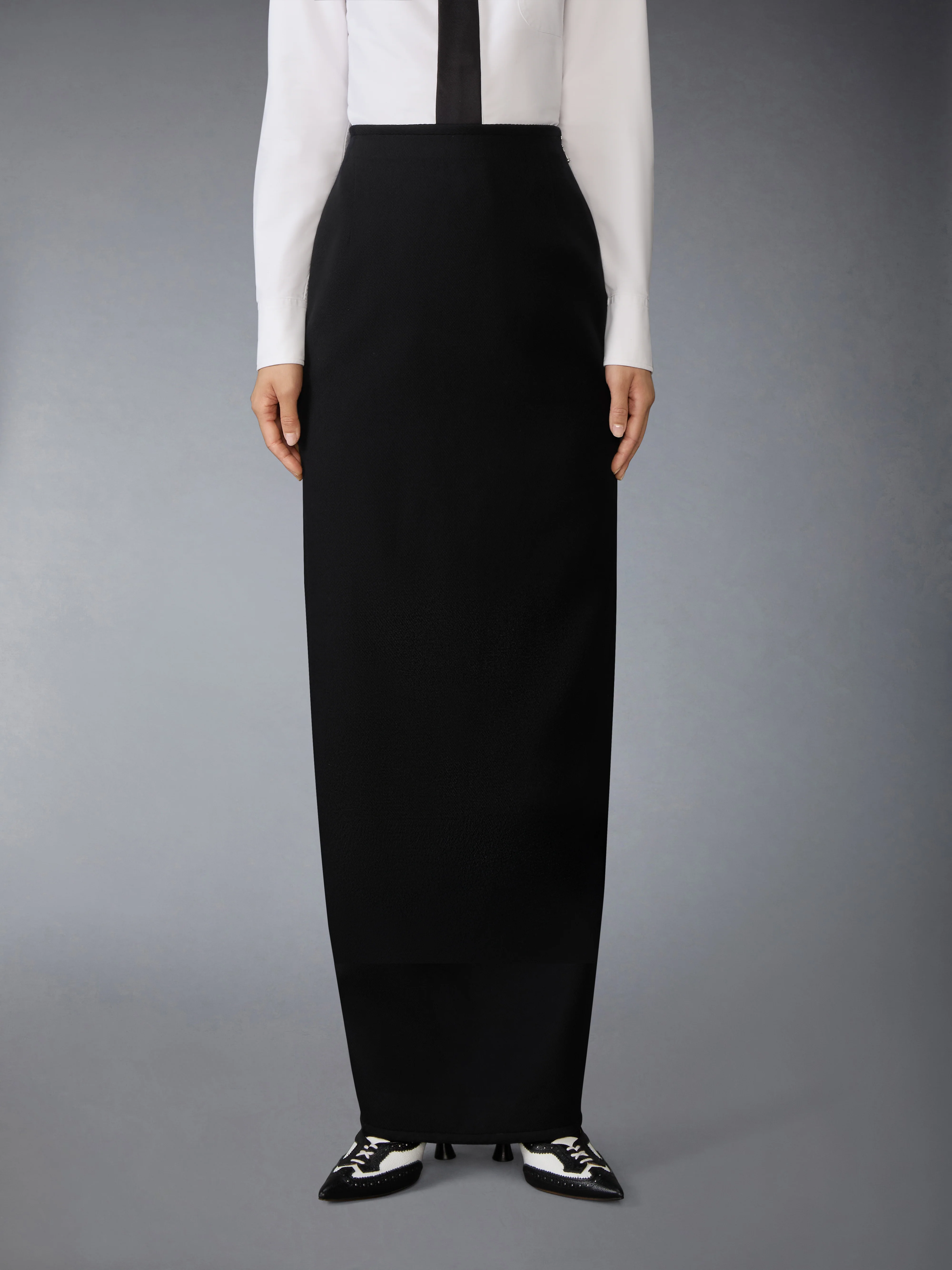 WHIPCORD HOBBLE MAXI SKIRT
