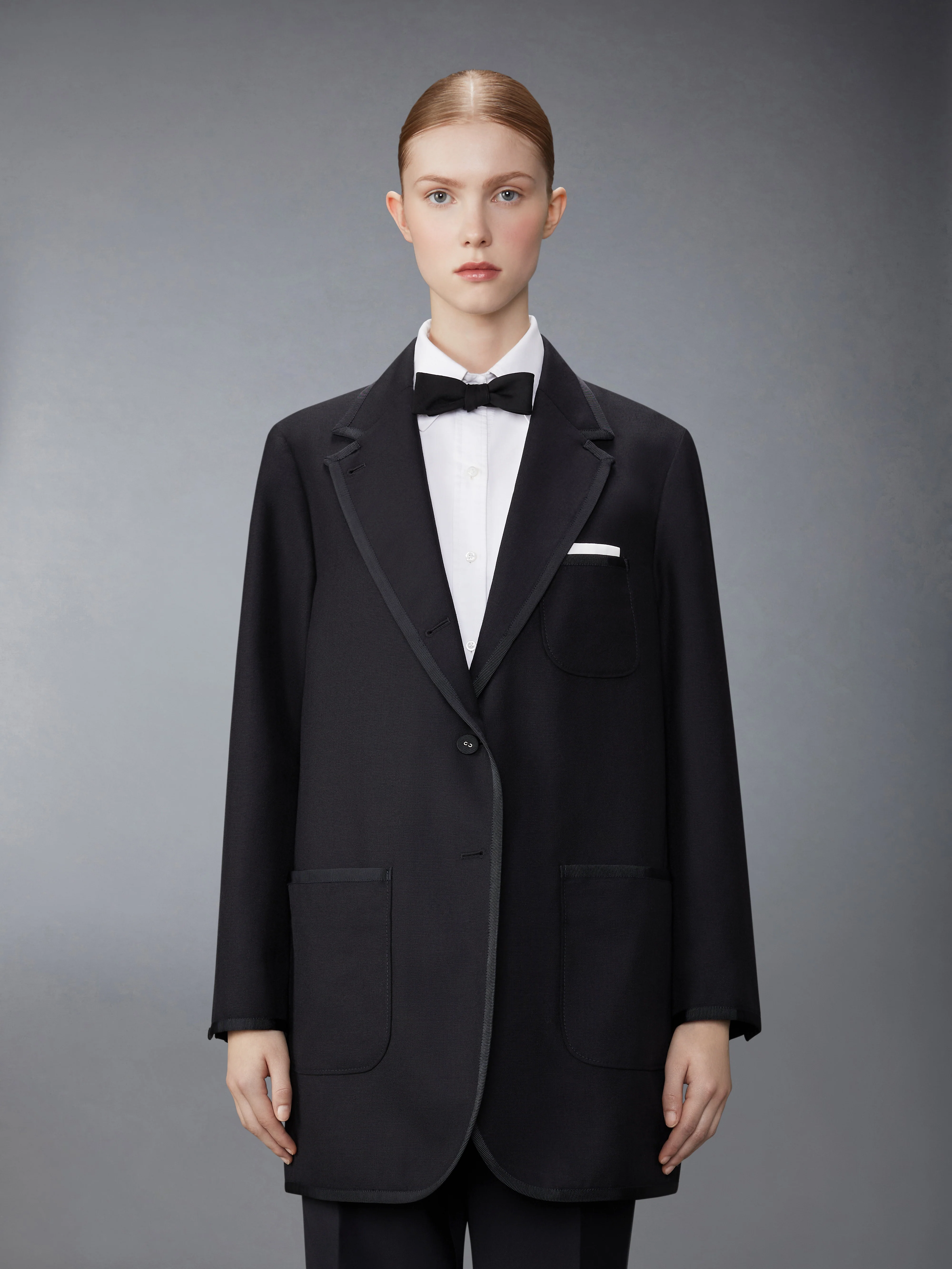 3-Ply Mohair Oversized Sack Sport Coat