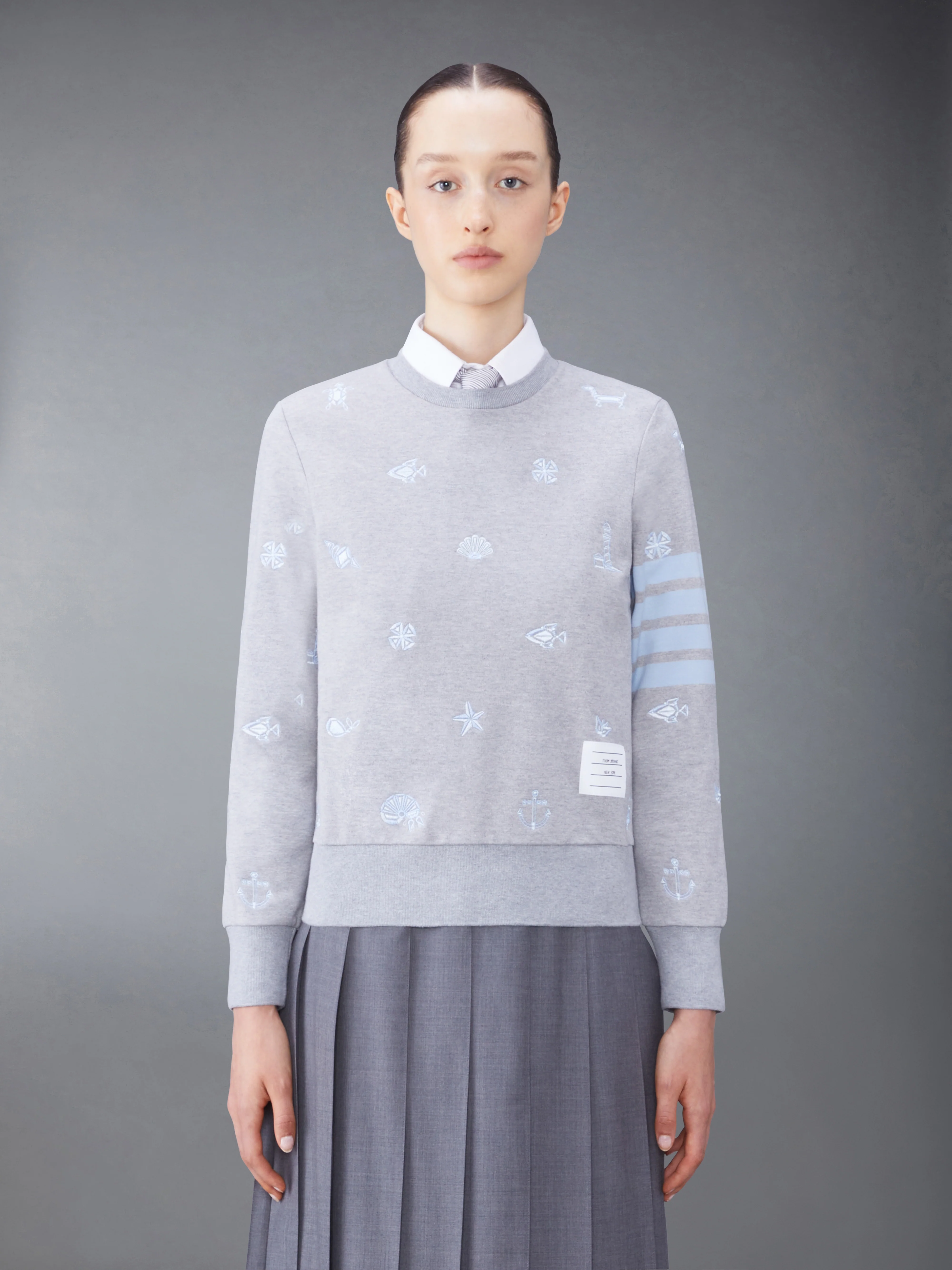 4-BAR NAUTICAL CREWNECK SWEATSHIRT