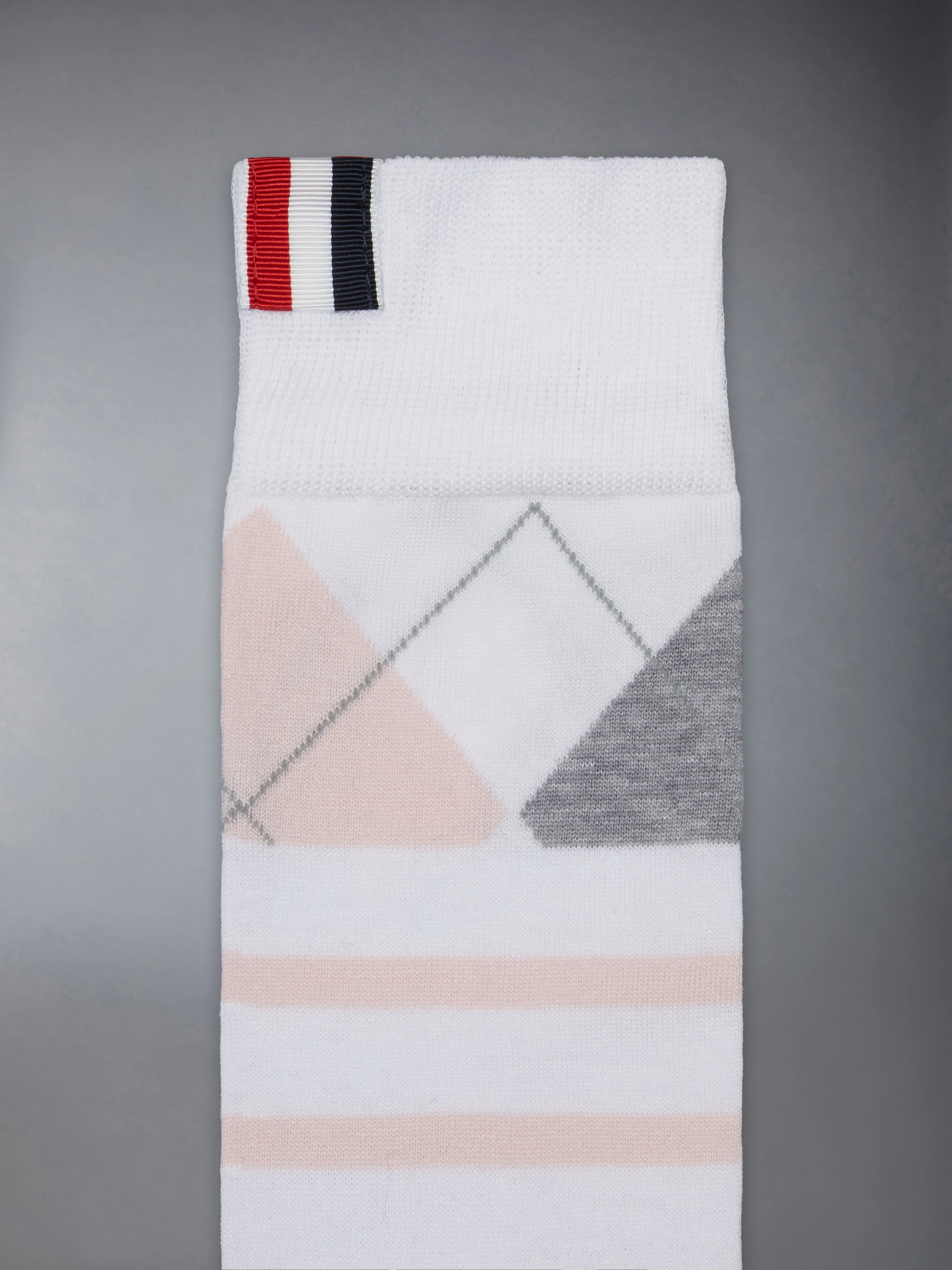 ARGYLE 4-BAR MID CALF SOCKS
