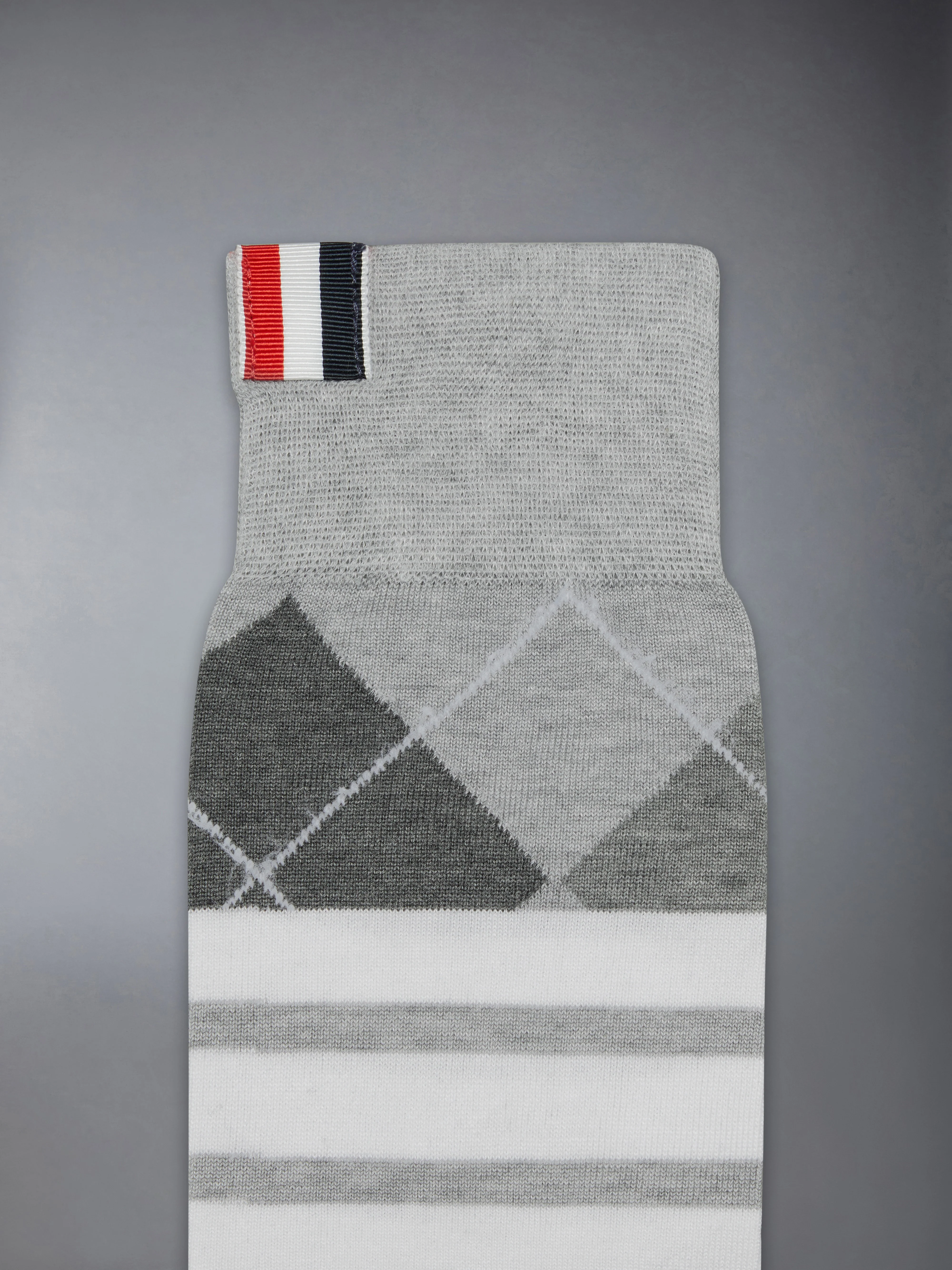 ARGYLE 4-BAR OVER THE CALF SOCKS