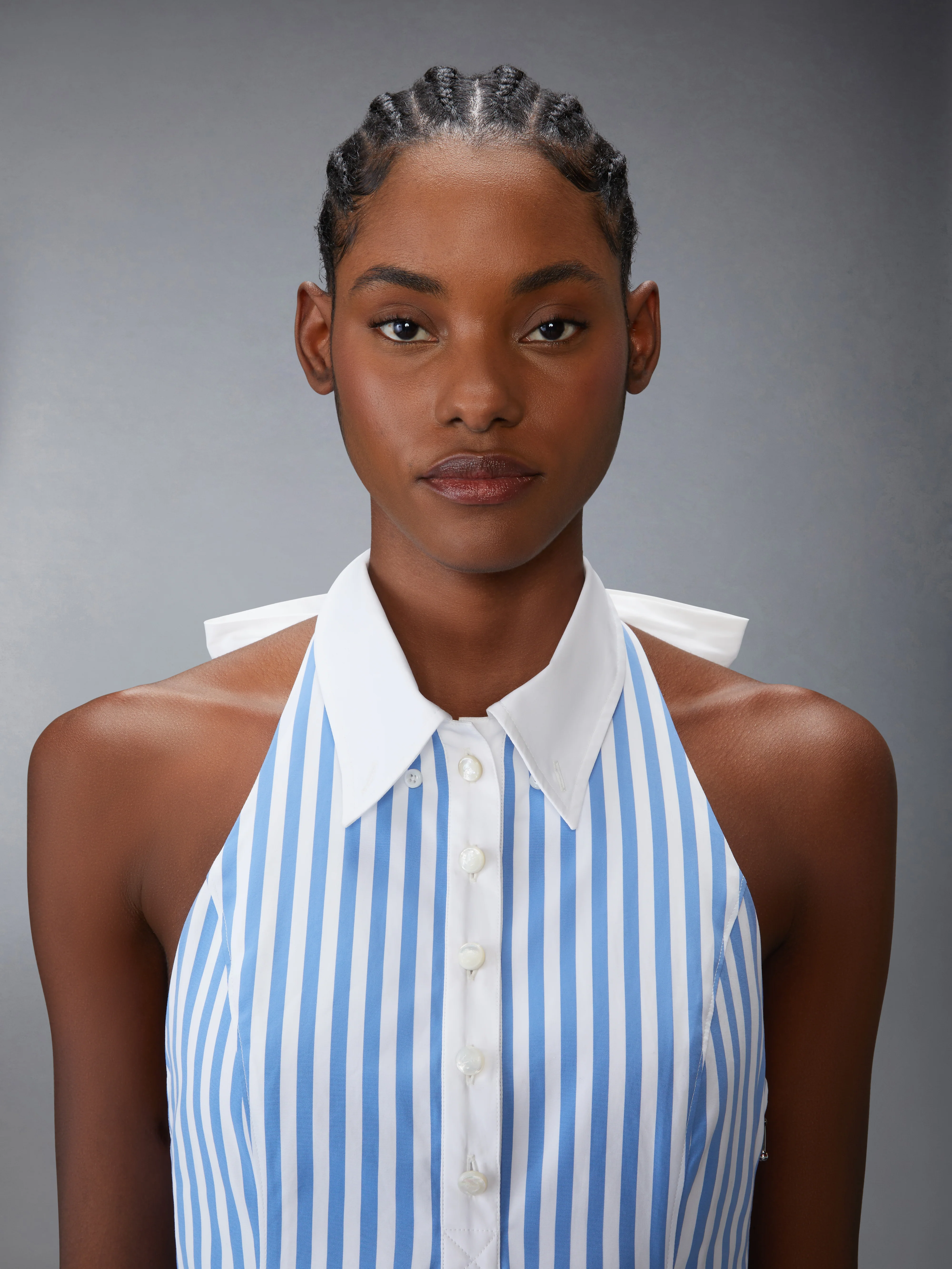 2500-awning-striped-poplin-polo-halter-dress-5.webp AWNING STRIPED POPLIN POLO HALTER DRESS