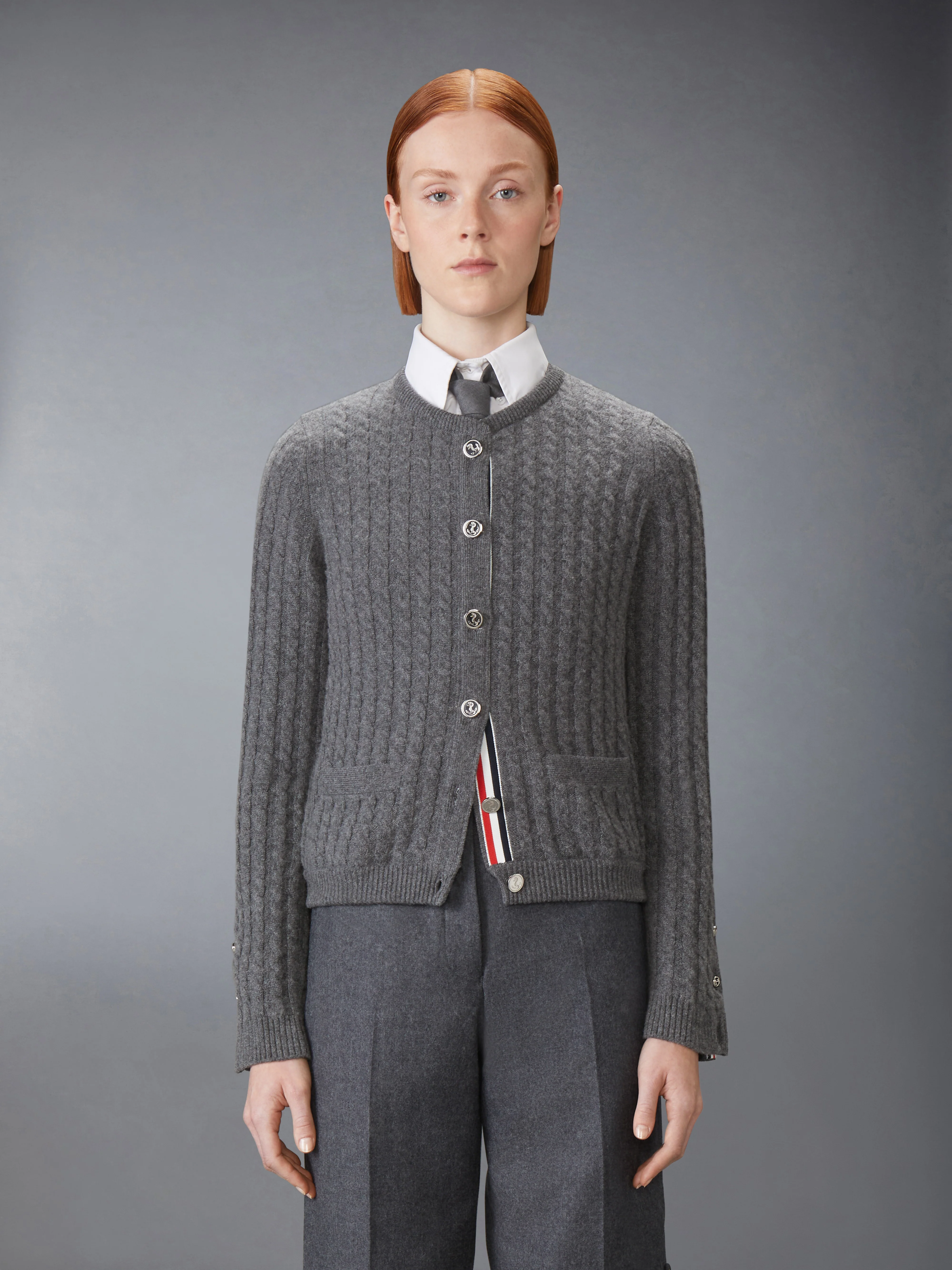 BABY CABLE STITCH CASHMERE CARDIGAN