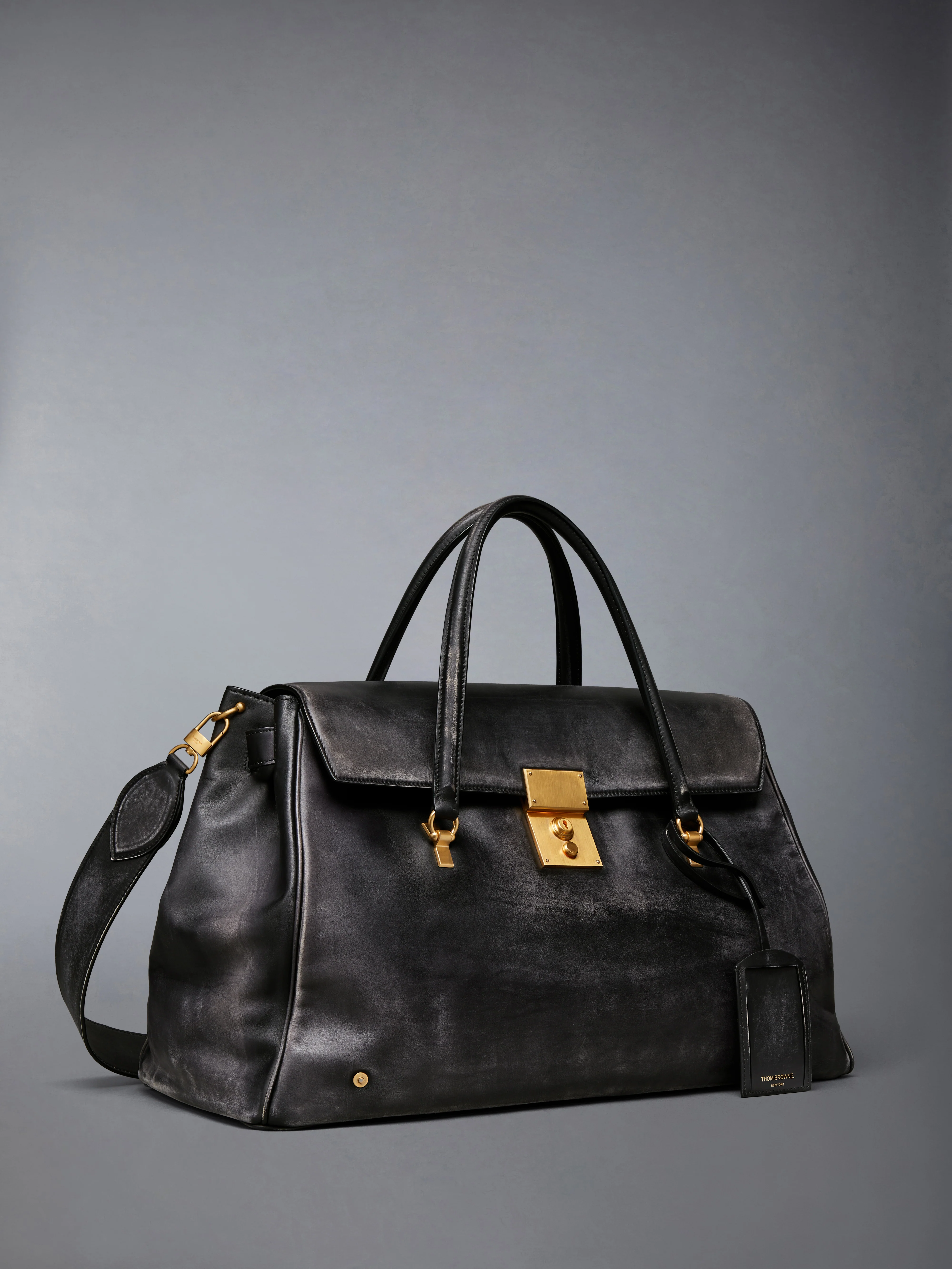 BOLTON WEEKENDER BAG IN DISTRESSED LEATHER