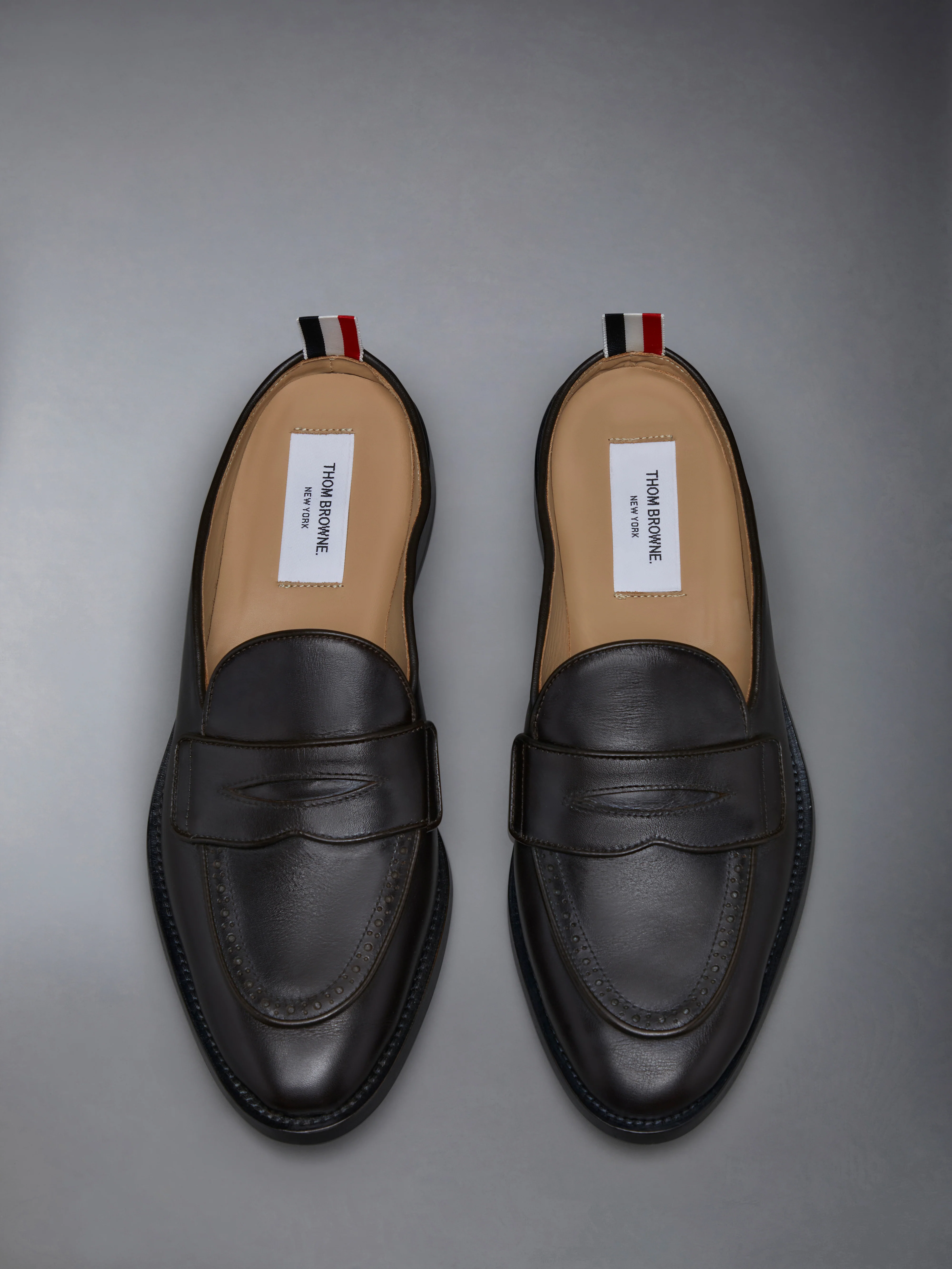 2549-box-calf-flexible-leather-sole-varsity-penny-loafer-mule-5.webp Box Calf Flexible Leather Sole Varsity Penny Loafer Mule