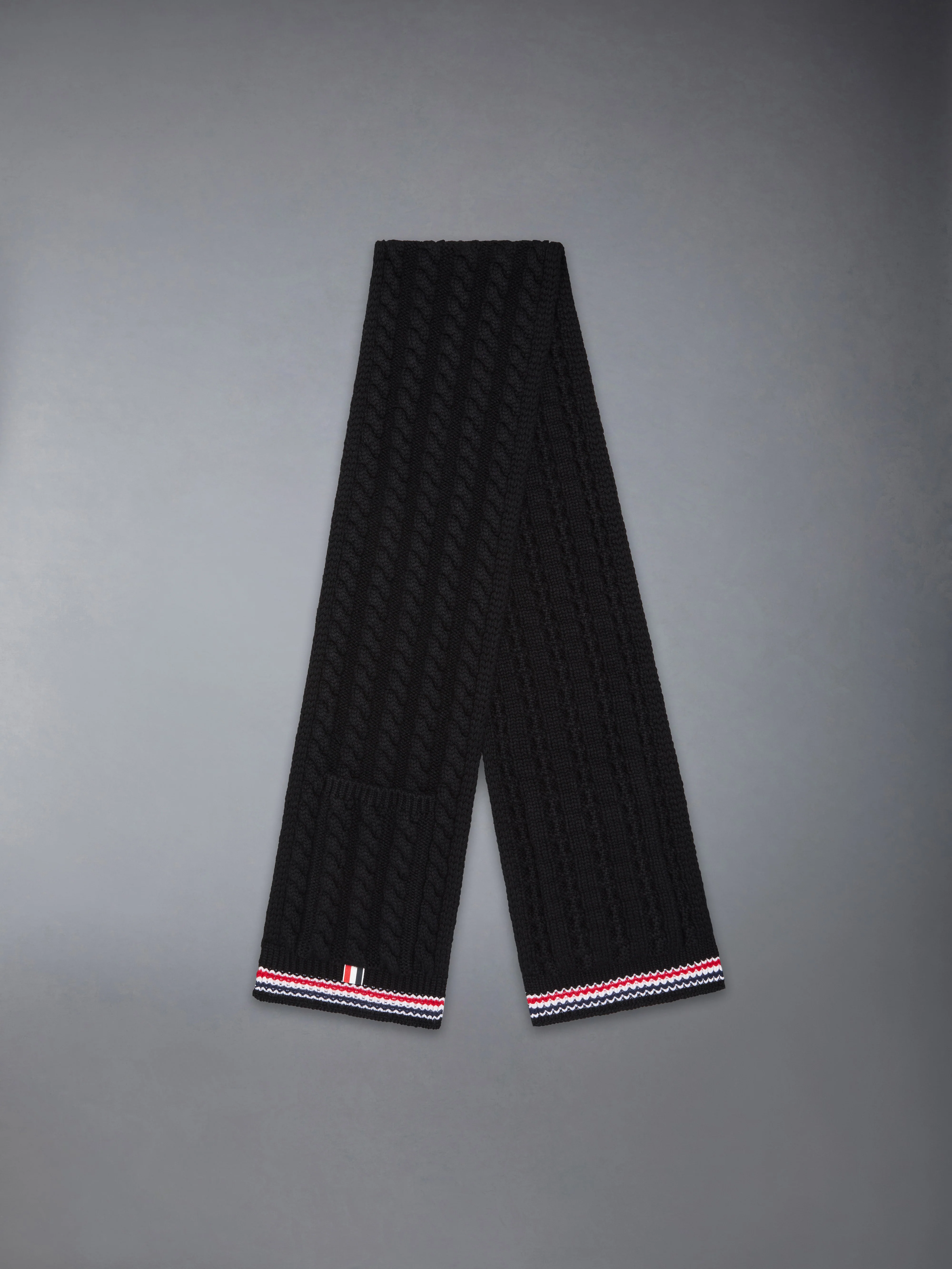 270-cashmere-baby-cable-stitch-rwb-stripe-pocket-scarf-3.webp CASHMERE BABY CABLE STITCH RWB STRIPE POCKET SCARF