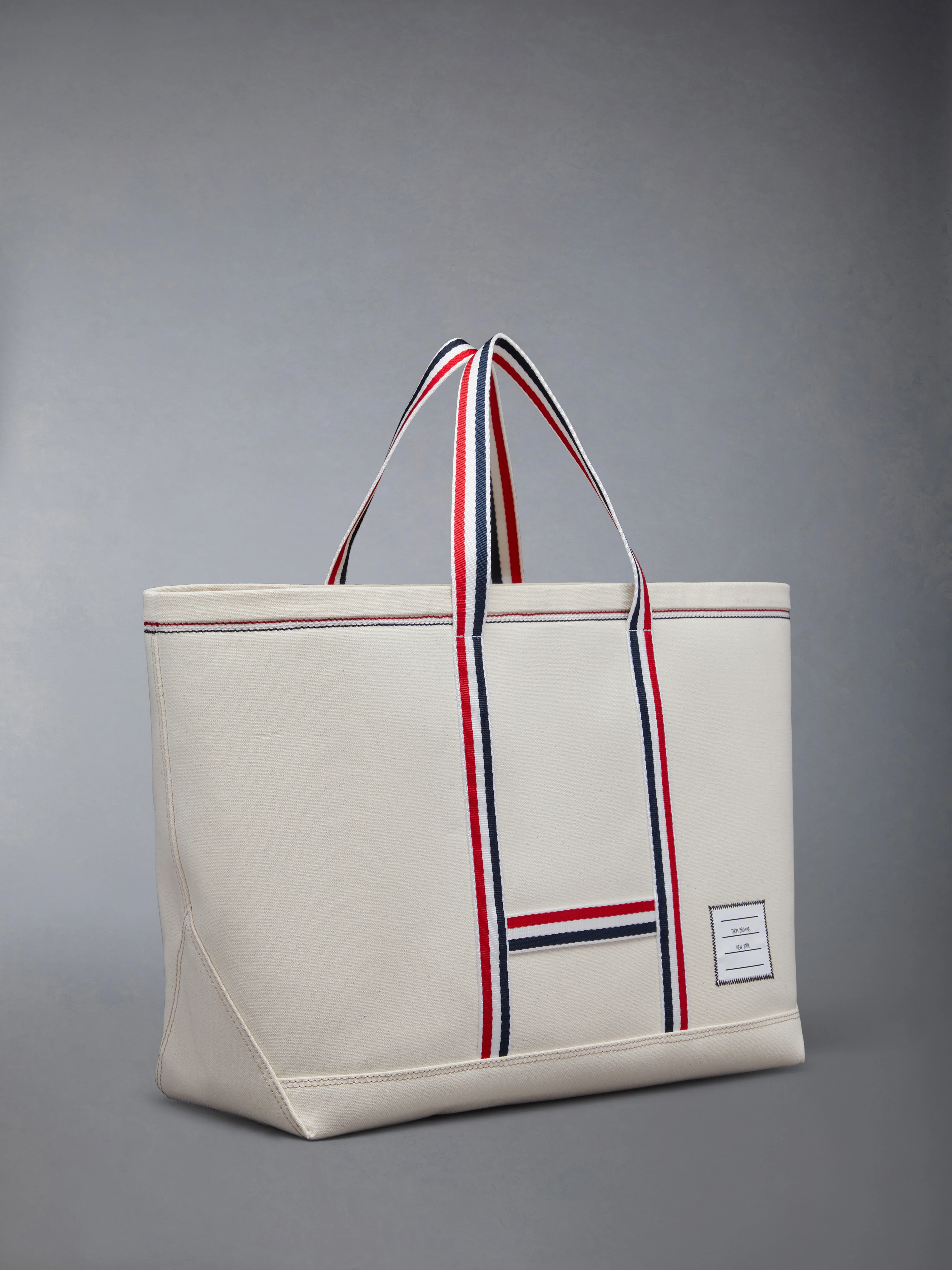 CANVAS STRIPE MEDIUM TOOL TOTE