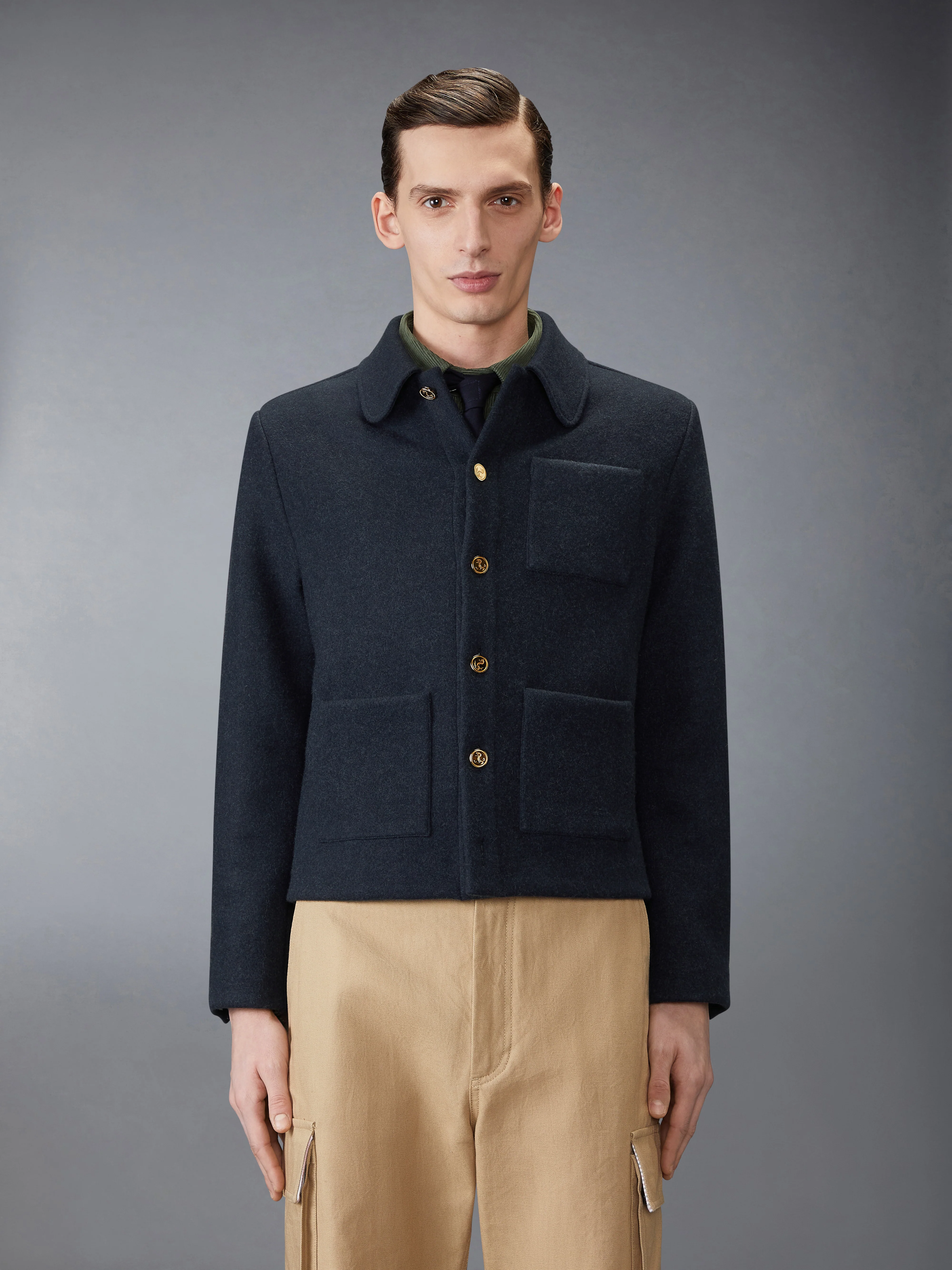 CASHMERE DOUBLE FACE JACKET