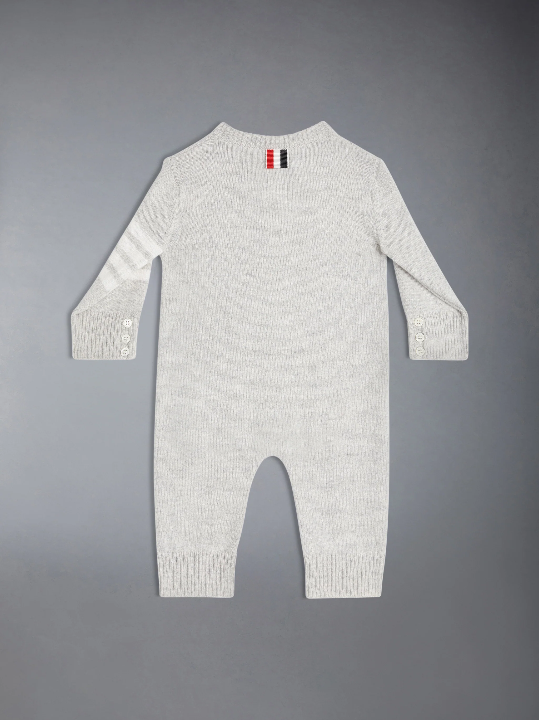 CASHMERE 4-BAR BABY ONESIE