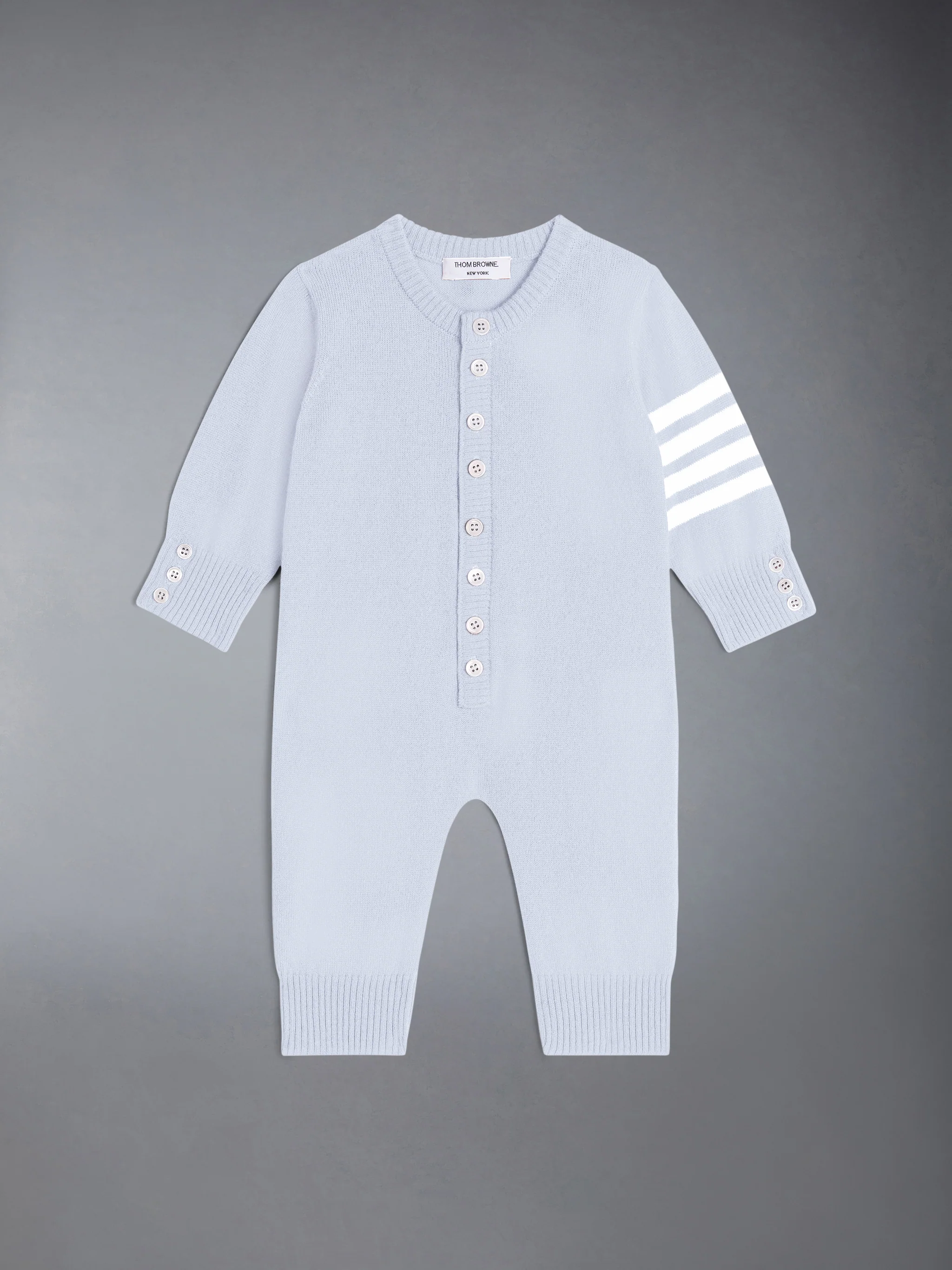 CASHMERE 4-BAR BABY ONESIE
