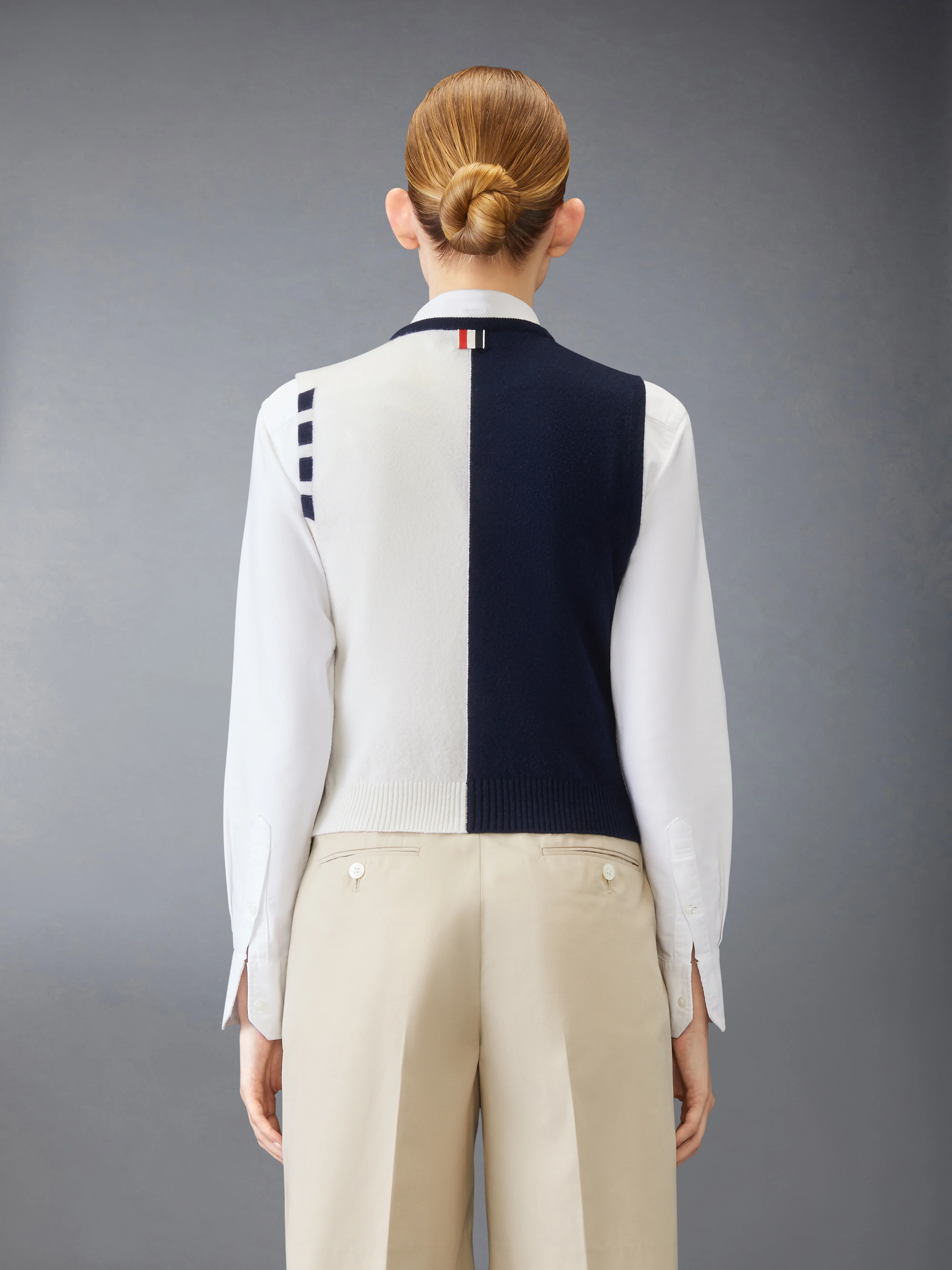 CASHMERE 4-BAR CROPPED SHELL TOP